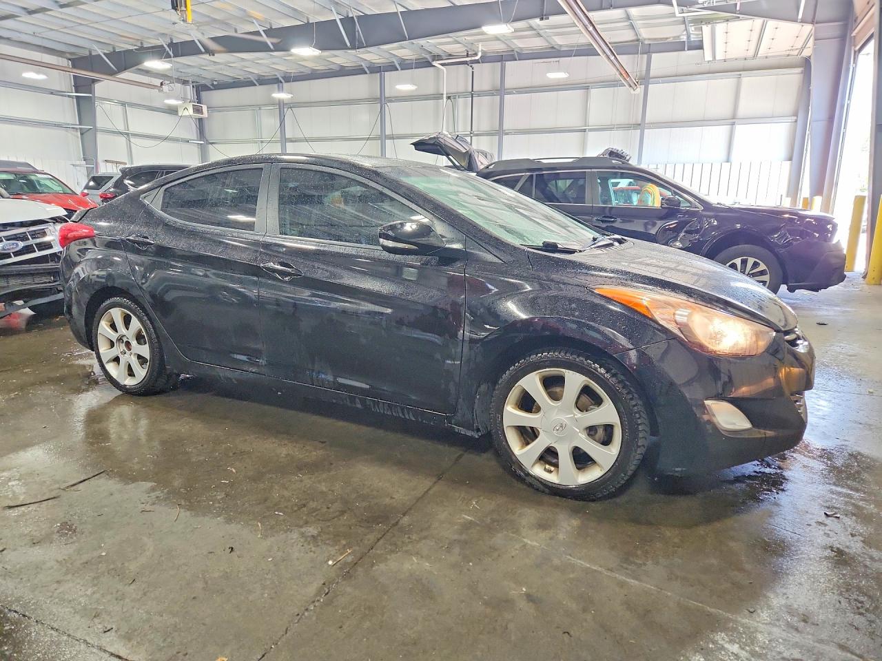 2013 Hyundai Elantra Limited Black vin: KMHDH4AE4DU506310