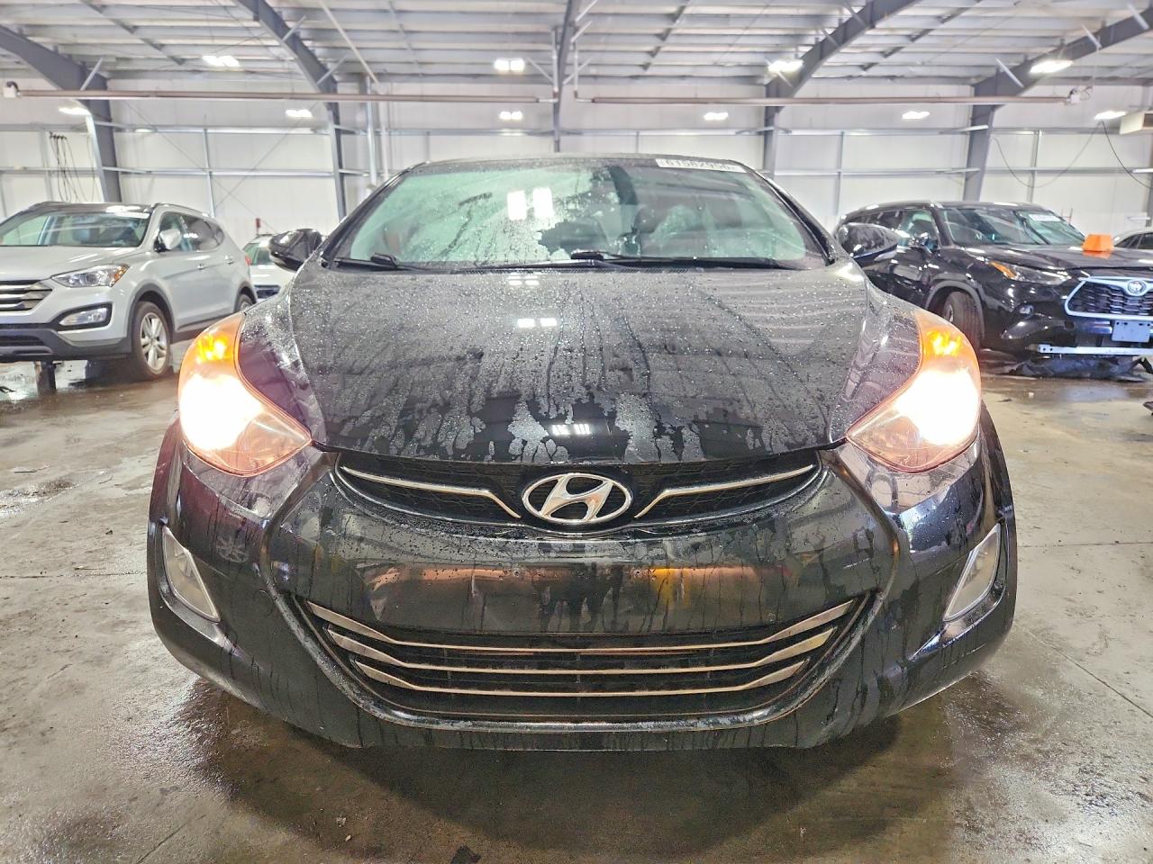 2013 Hyundai Elantra Limited Black vin: KMHDH4AE4DU506310