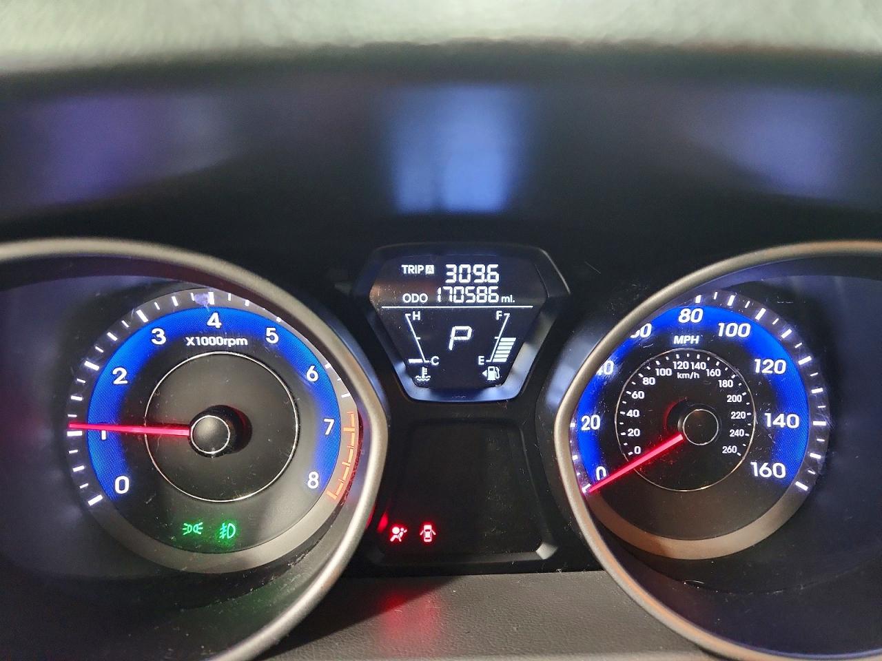 2013 Hyundai Elantra Limited Black vin: KMHDH4AE4DU506310