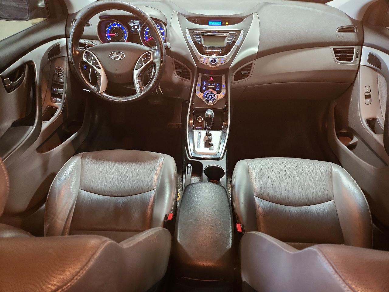 2013 Hyundai Elantra Limited Black vin: KMHDH4AE4DU506310