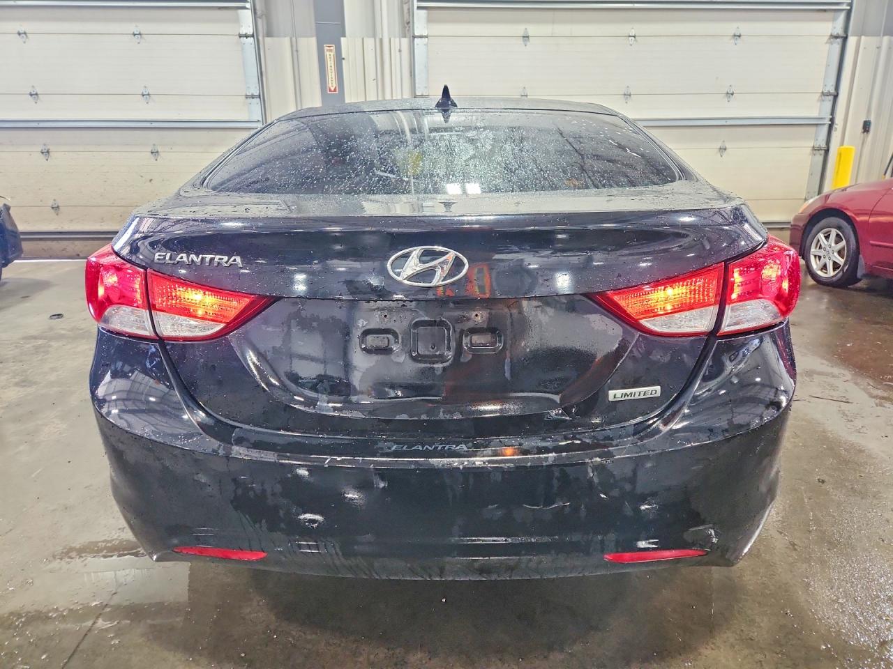 2013 Hyundai Elantra Limited Black vin: KMHDH4AE4DU506310