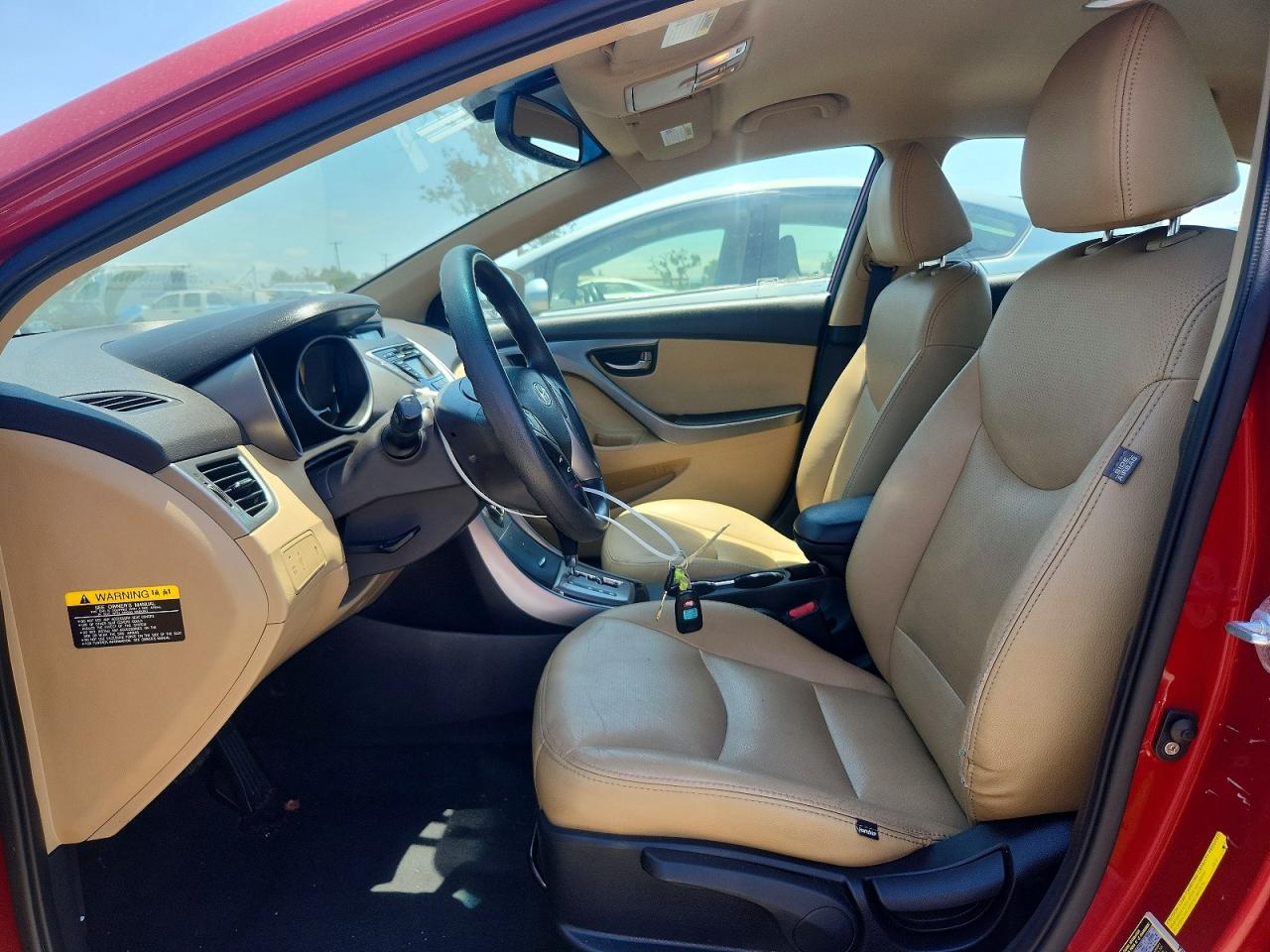 2013 Hyundai Elantra Gls Burgundy vin: KMHDH4AE4DU513628