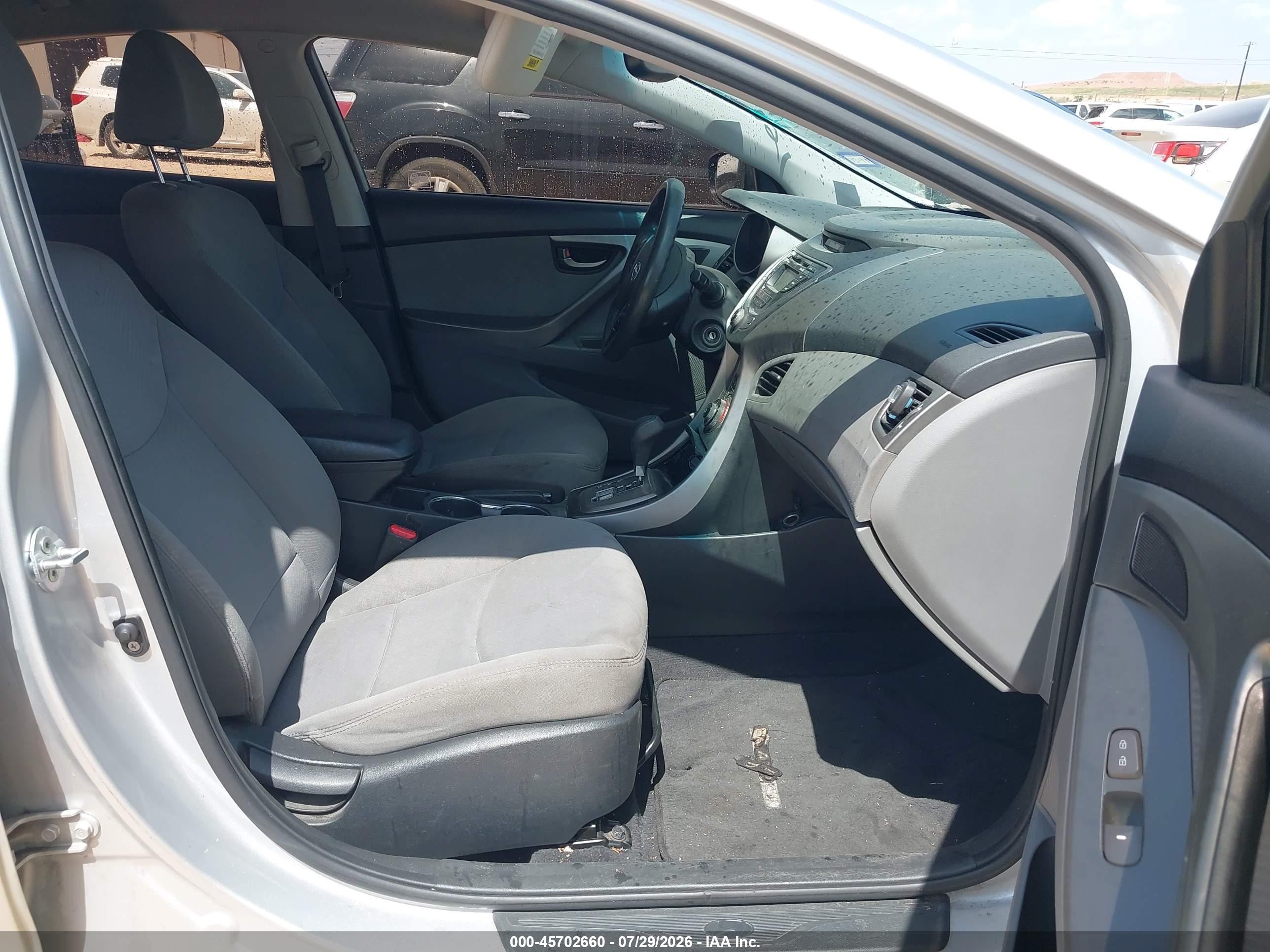 2013 Hyundai Elantra Gls/limited Silver vin: KMHDH4AE4DU529201