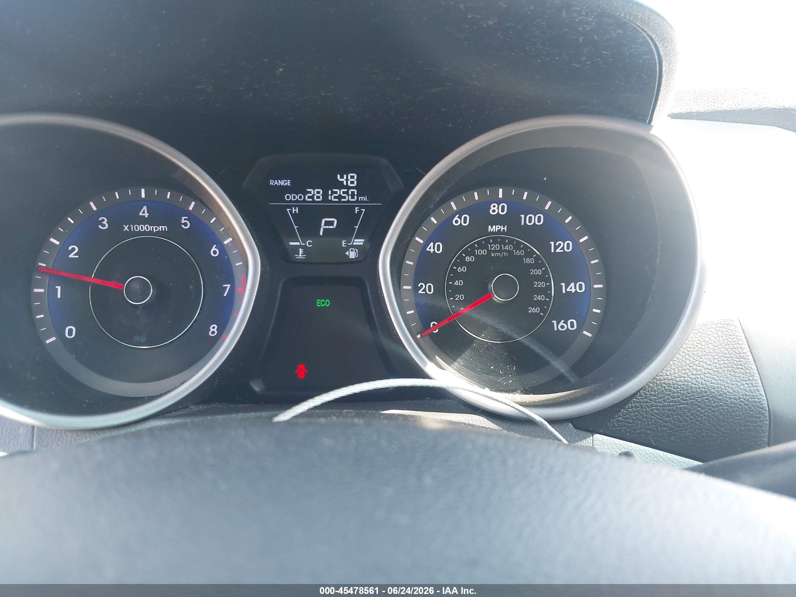 2013 Hyundai Elantra Gls Black vin: KMHDH4AE4DU558116