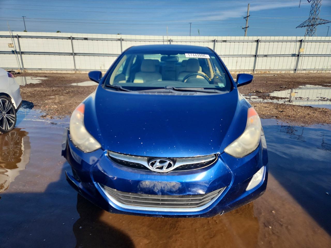 2013 Hyundai Elantra Gls Blue vin: KMHDH4AE4DU561243