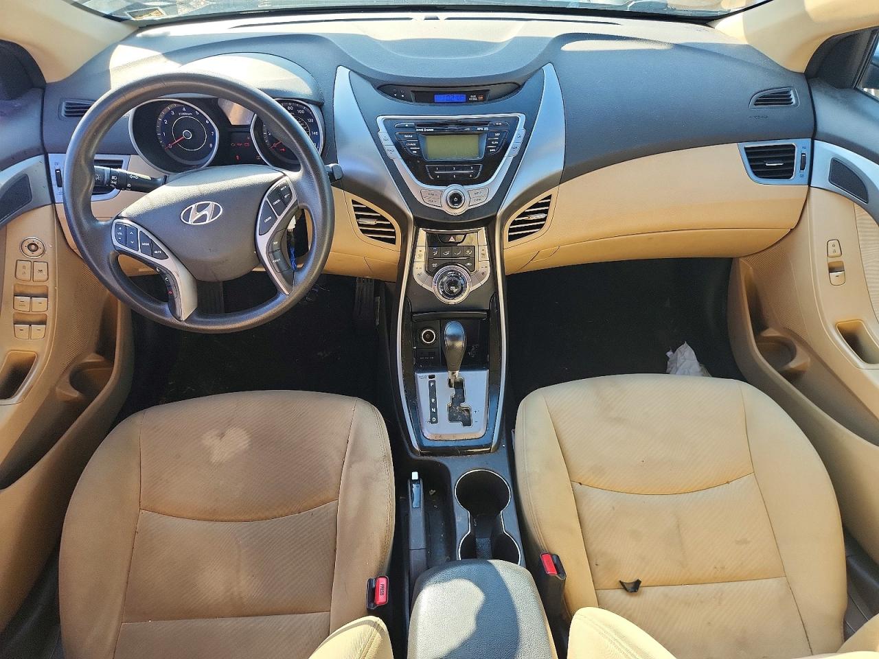 2013 Hyundai Elantra Gls Blue vin: KMHDH4AE4DU561243