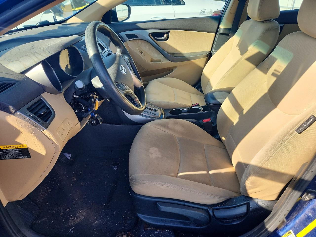 2013 Hyundai Elantra Gls Blue vin: KMHDH4AE4DU561243