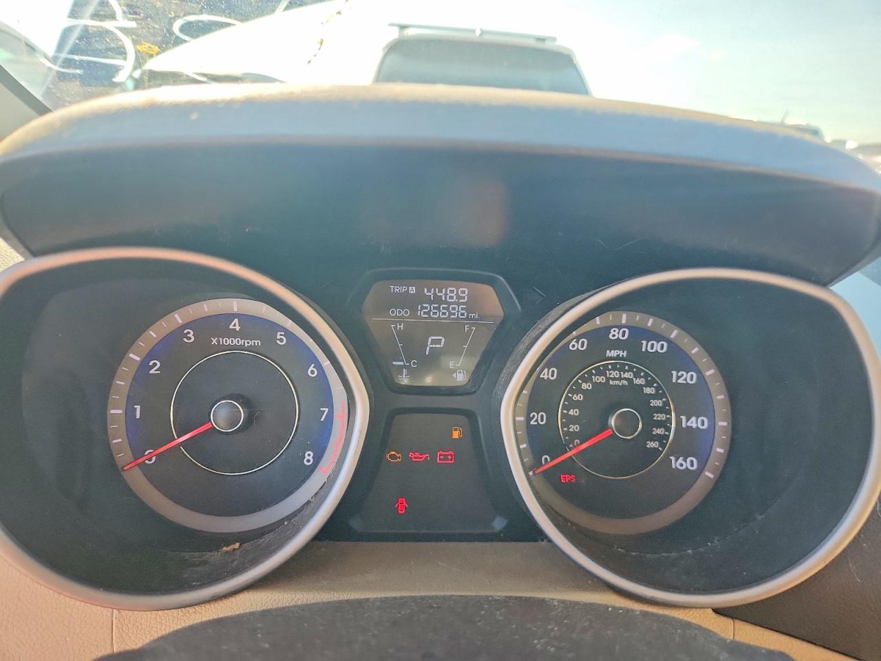 2013 Hyundai Elantra Gls Blue vin: KMHDH4AE4DU561243