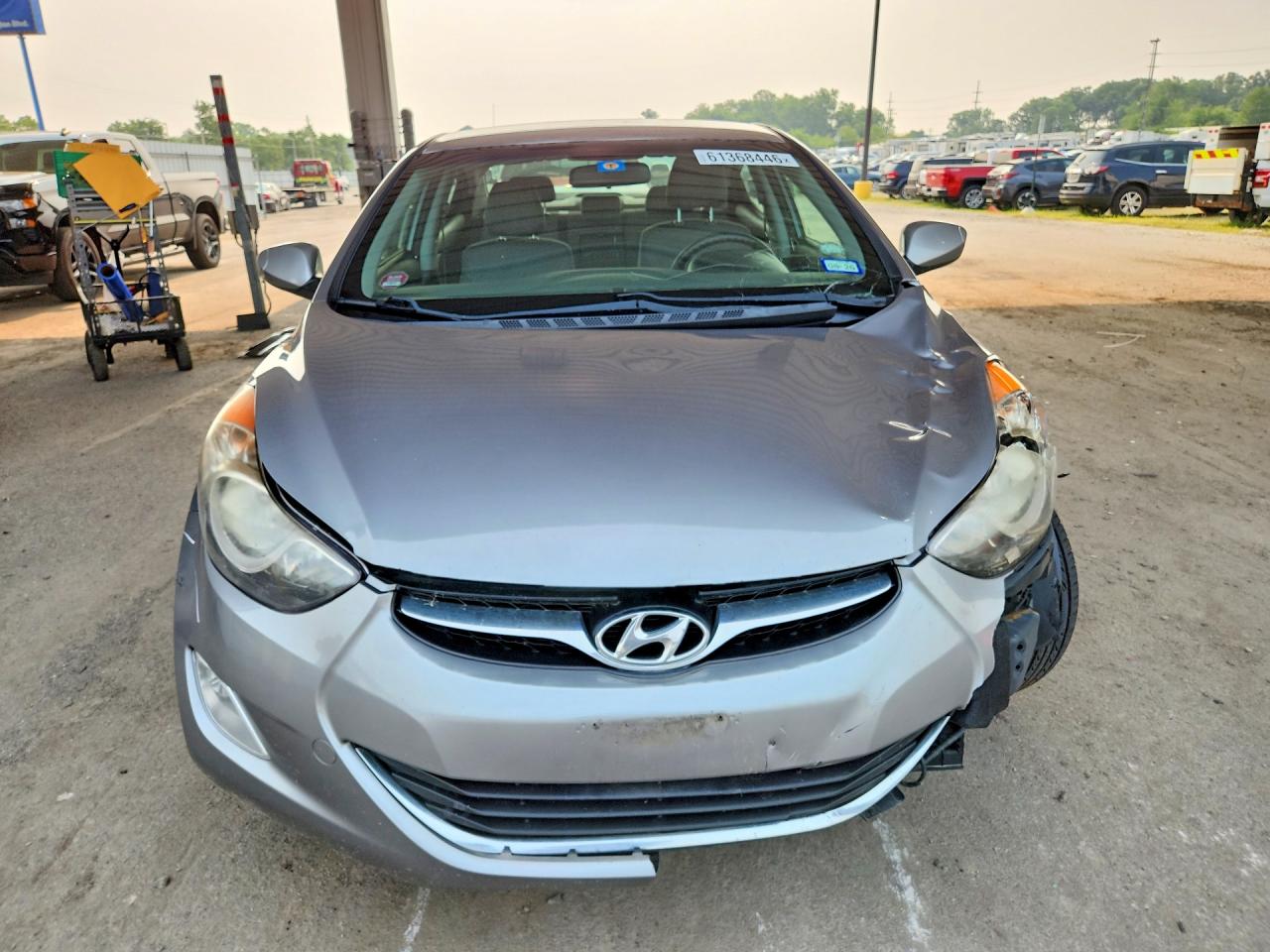 2013 Hyundai Elantra Gls Silver vin: KMHDH4AE4DU576423