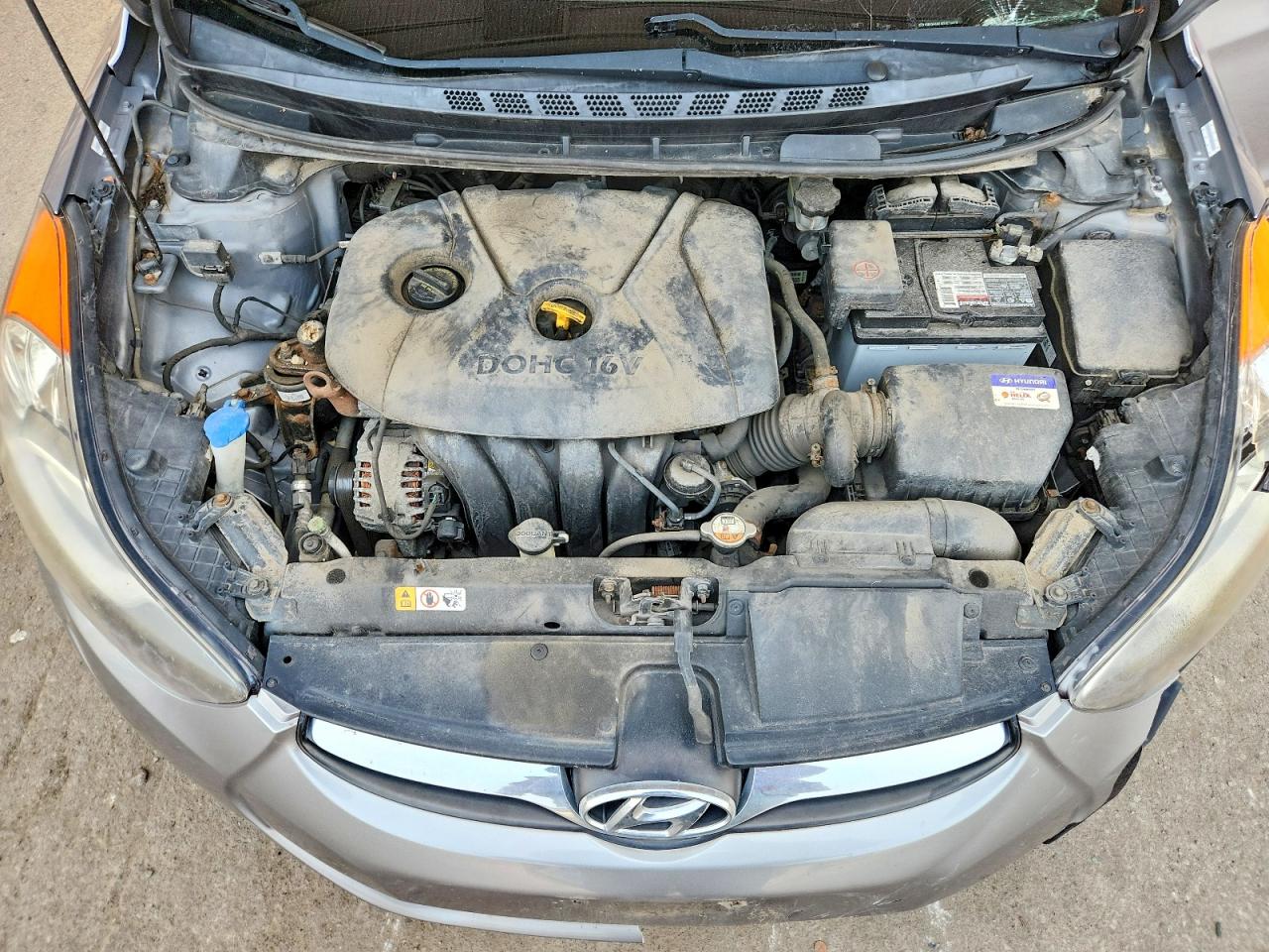 2013 Hyundai Elantra Gls Silver vin: KMHDH4AE4DU576423