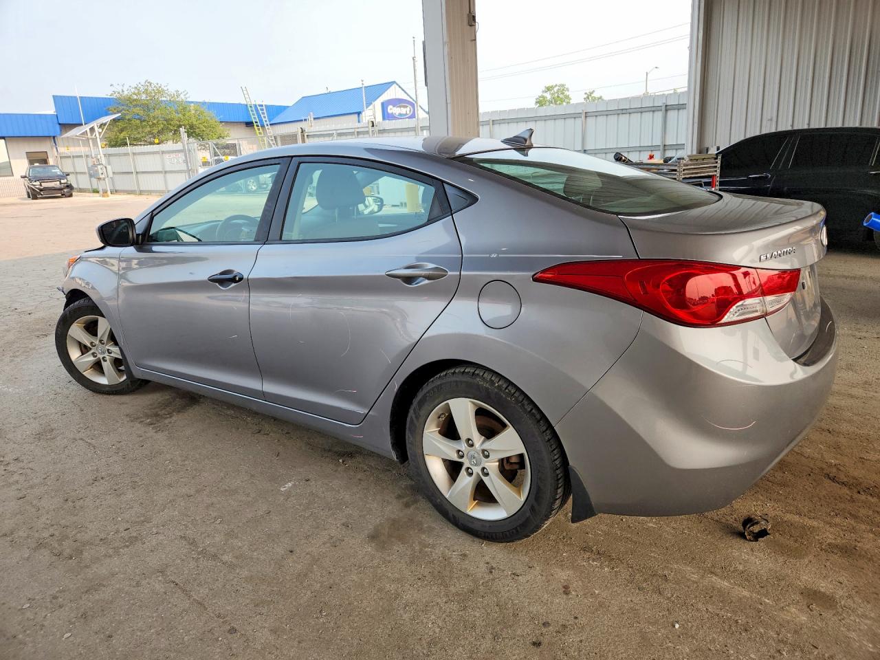 2013 Hyundai Elantra Gls Silver vin: KMHDH4AE4DU576423