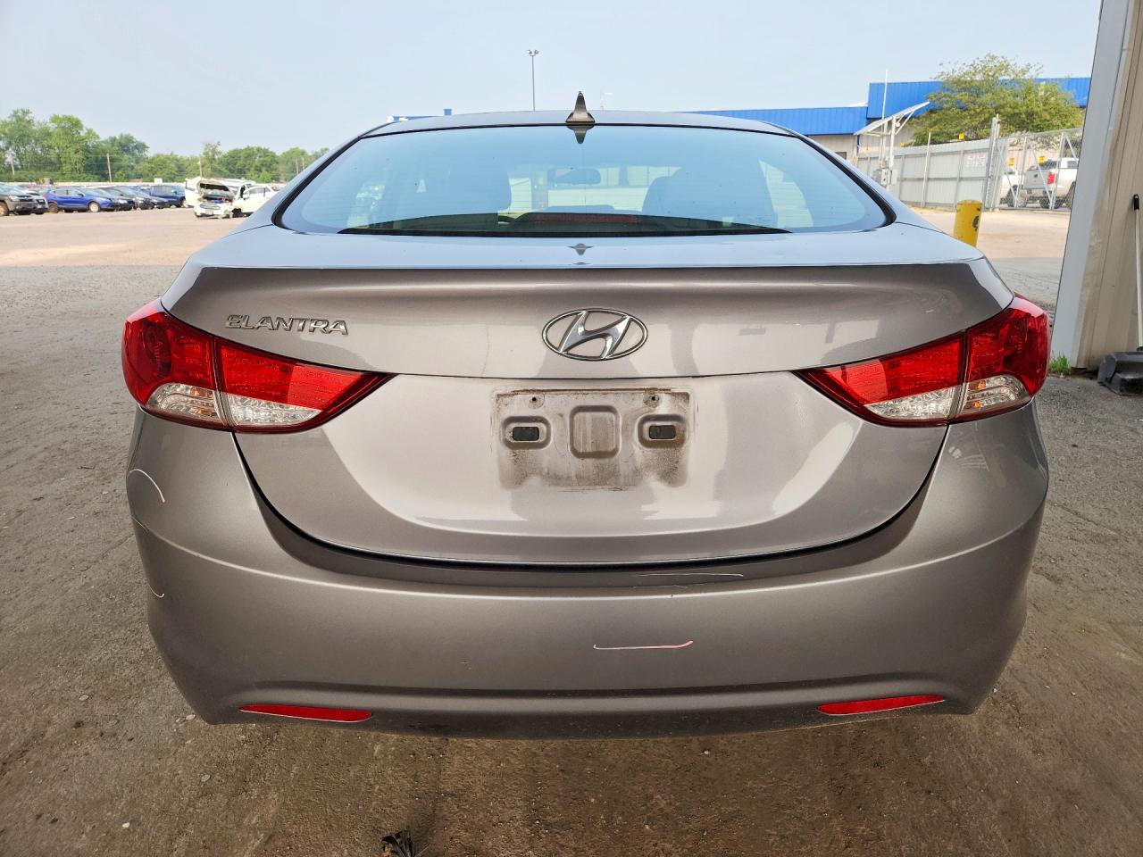 2013 Hyundai Elantra Gls Silver vin: KMHDH4AE4DU576423
