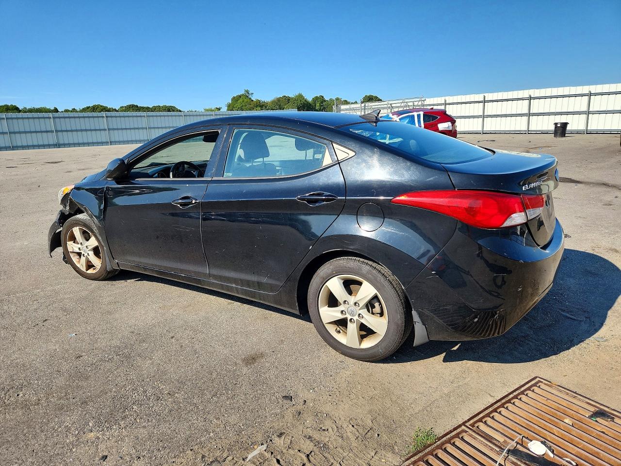 2013 Hyundai Elantra Gls Black vin: KMHDH4AE4DU631288