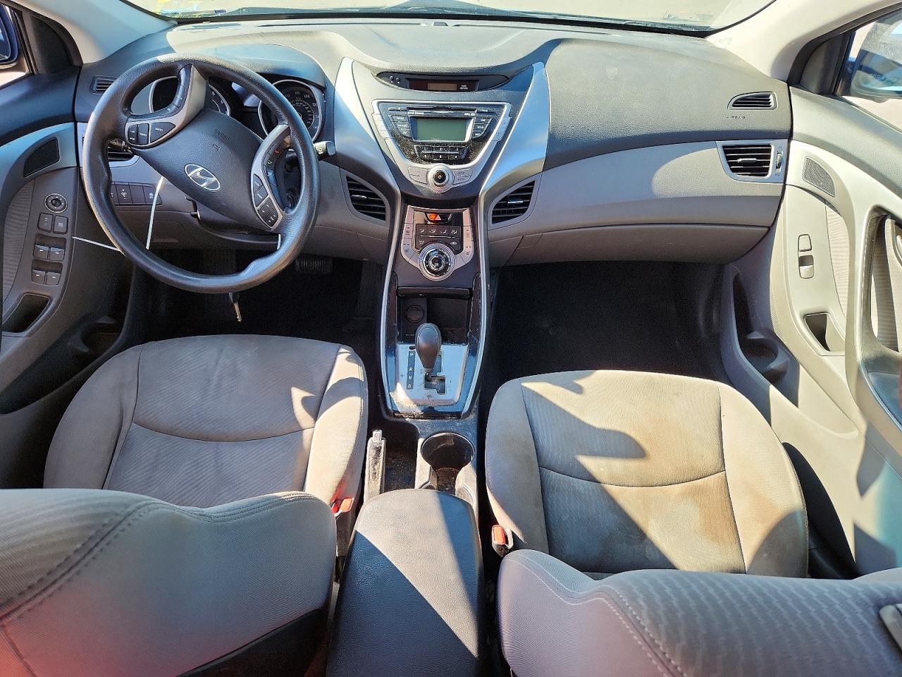 2013 Hyundai Elantra Gls Black vin: KMHDH4AE4DU631288
