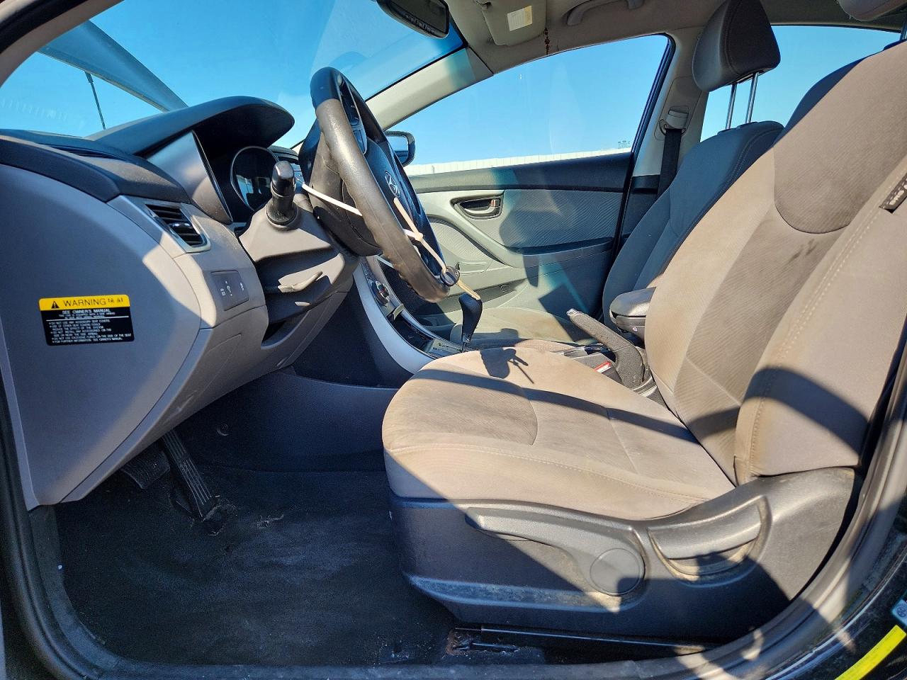 2013 Hyundai Elantra Gls Black vin: KMHDH4AE4DU631288
