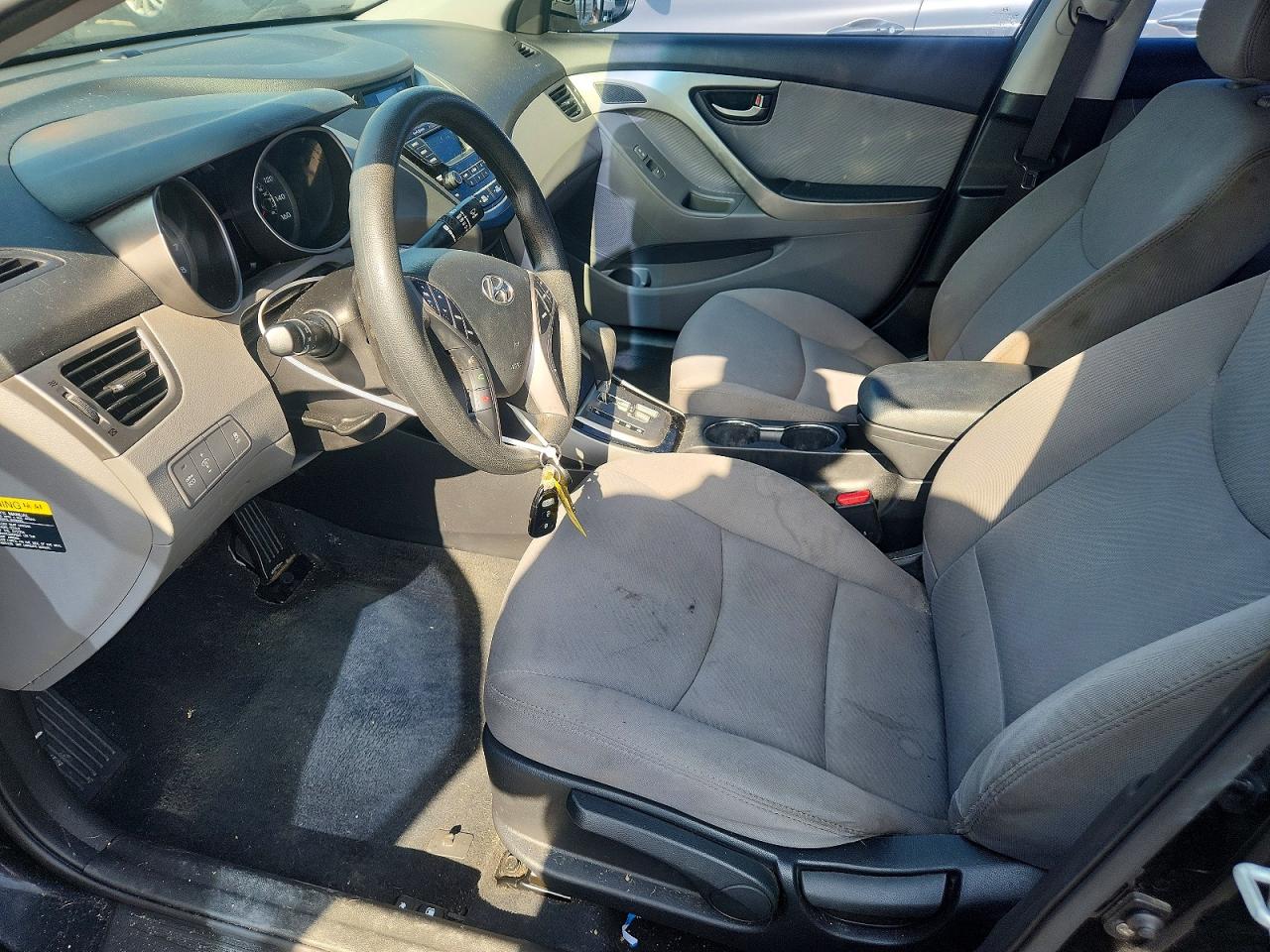 2013 Hyundai Elantra Gls Black vin: KMHDH4AE4DU653985