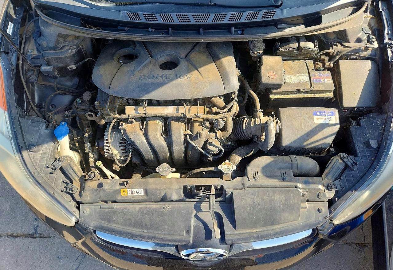 2013 Hyundai Elantra Gls Black vin: KMHDH4AE4DU653985