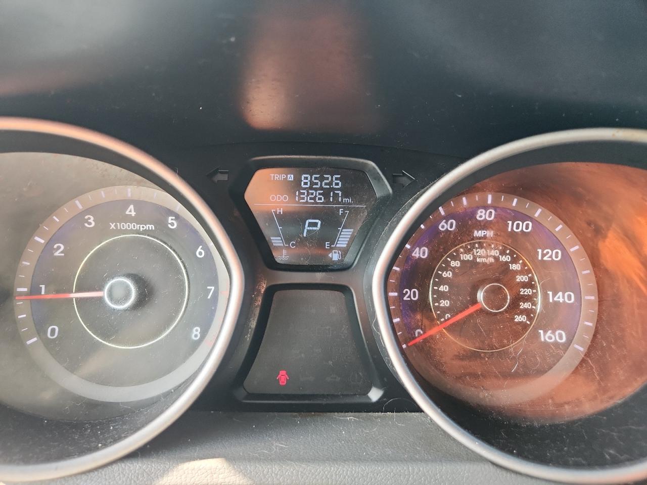 2013 Hyundai Elantra Gls Black vin: KMHDH4AE4DU653985
