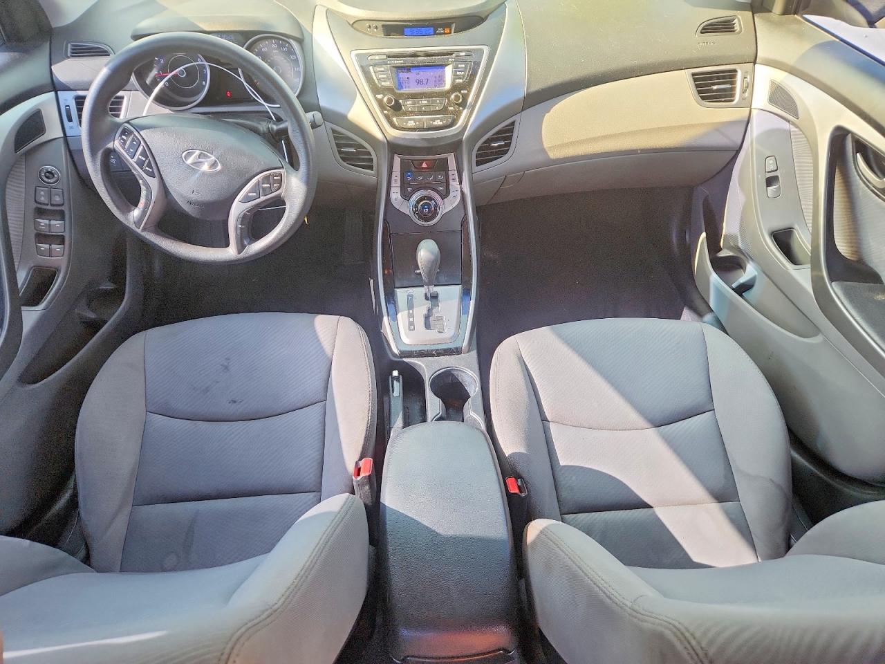 2013 Hyundai Elantra Gls Black vin: KMHDH4AE4DU653985