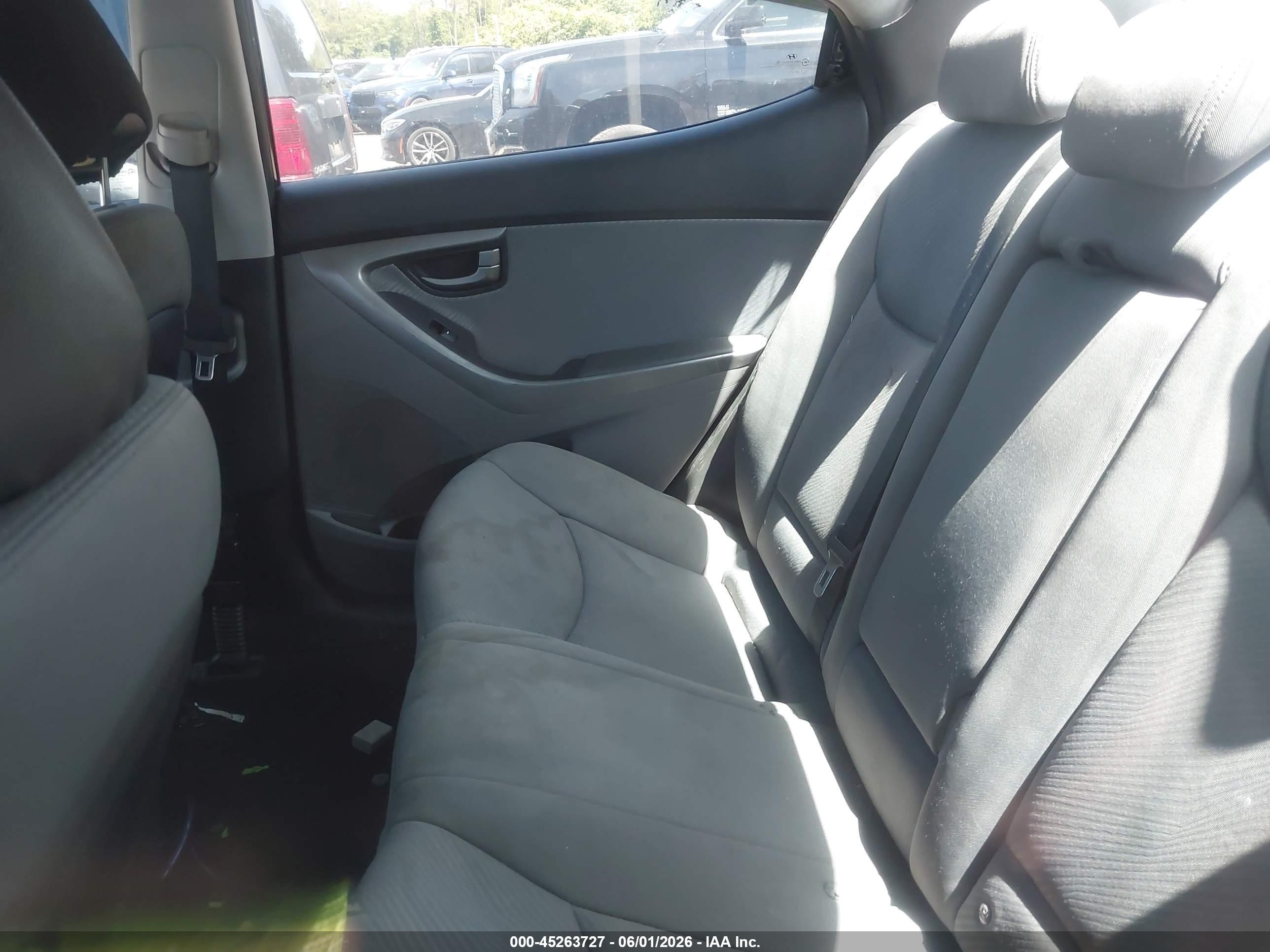 2013 Hyundai Elantra Gls Black vin: KMHDH4AE4DU656630