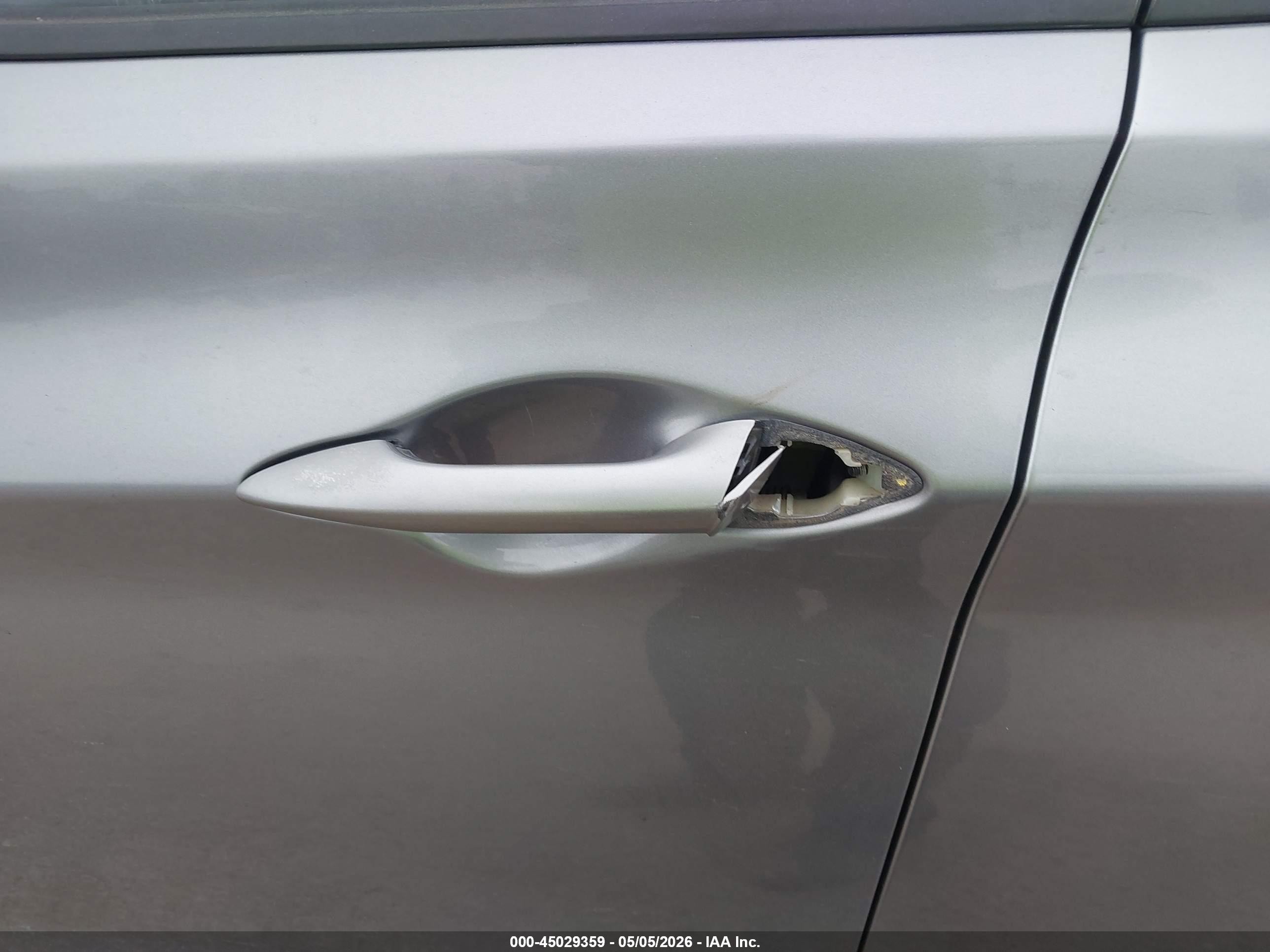 2013 Hyundai Elantra Limited Gray vin: KMHDH4AE4DU671094