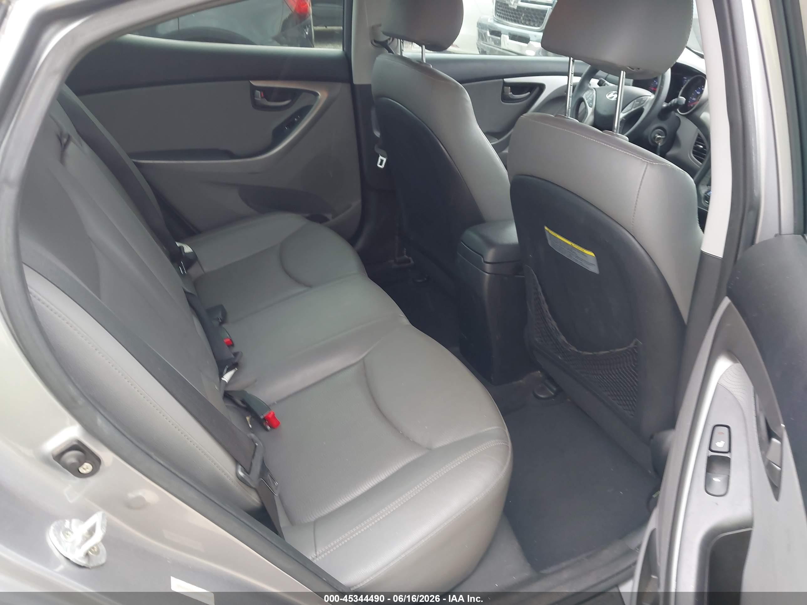 2013 Hyundai Elantra Limited Серый vin: KMHDH4AE4DU687375