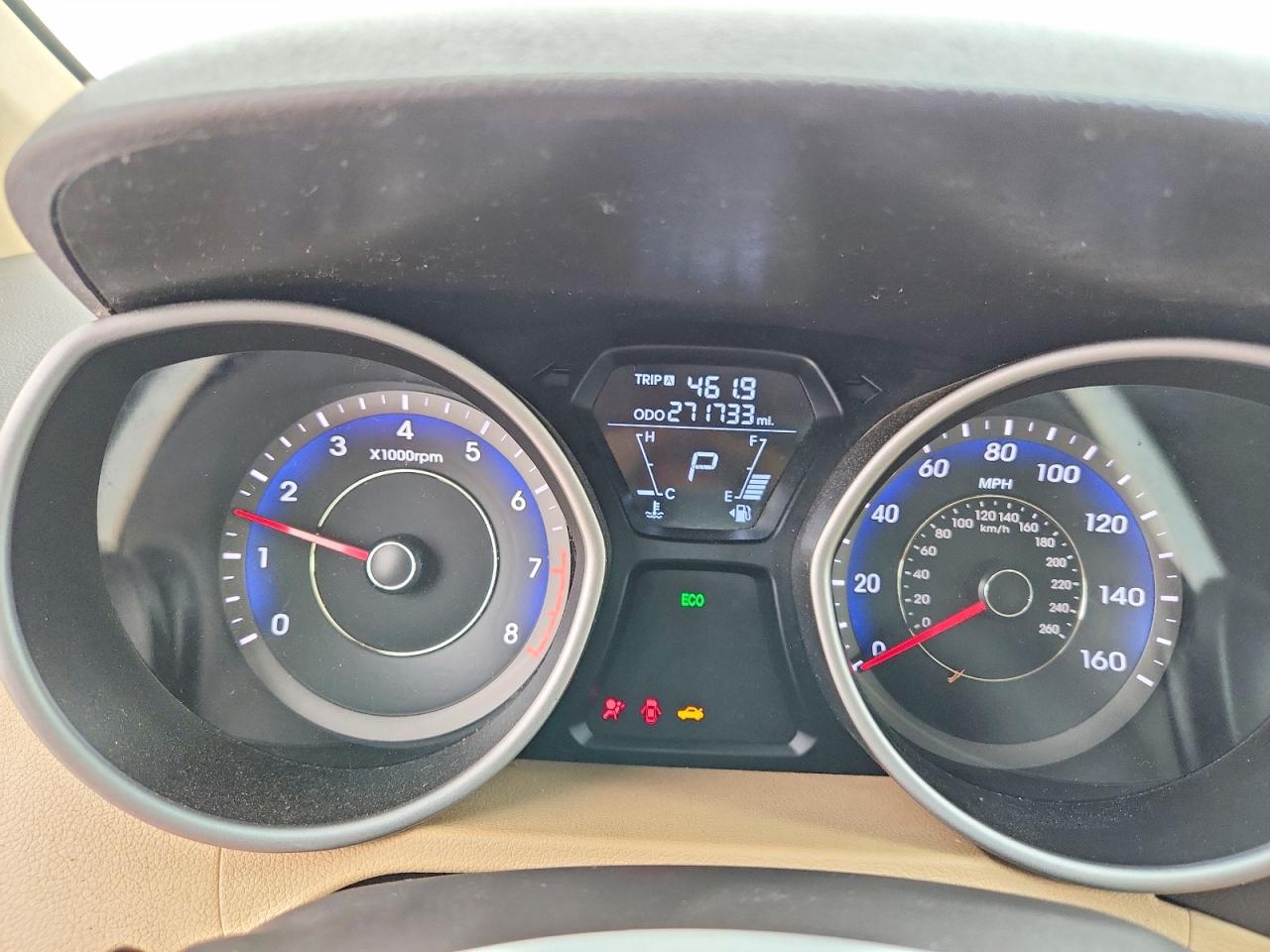 2013 Hyundai Elantra Gls Brown vin: KMHDH4AE4DU714381