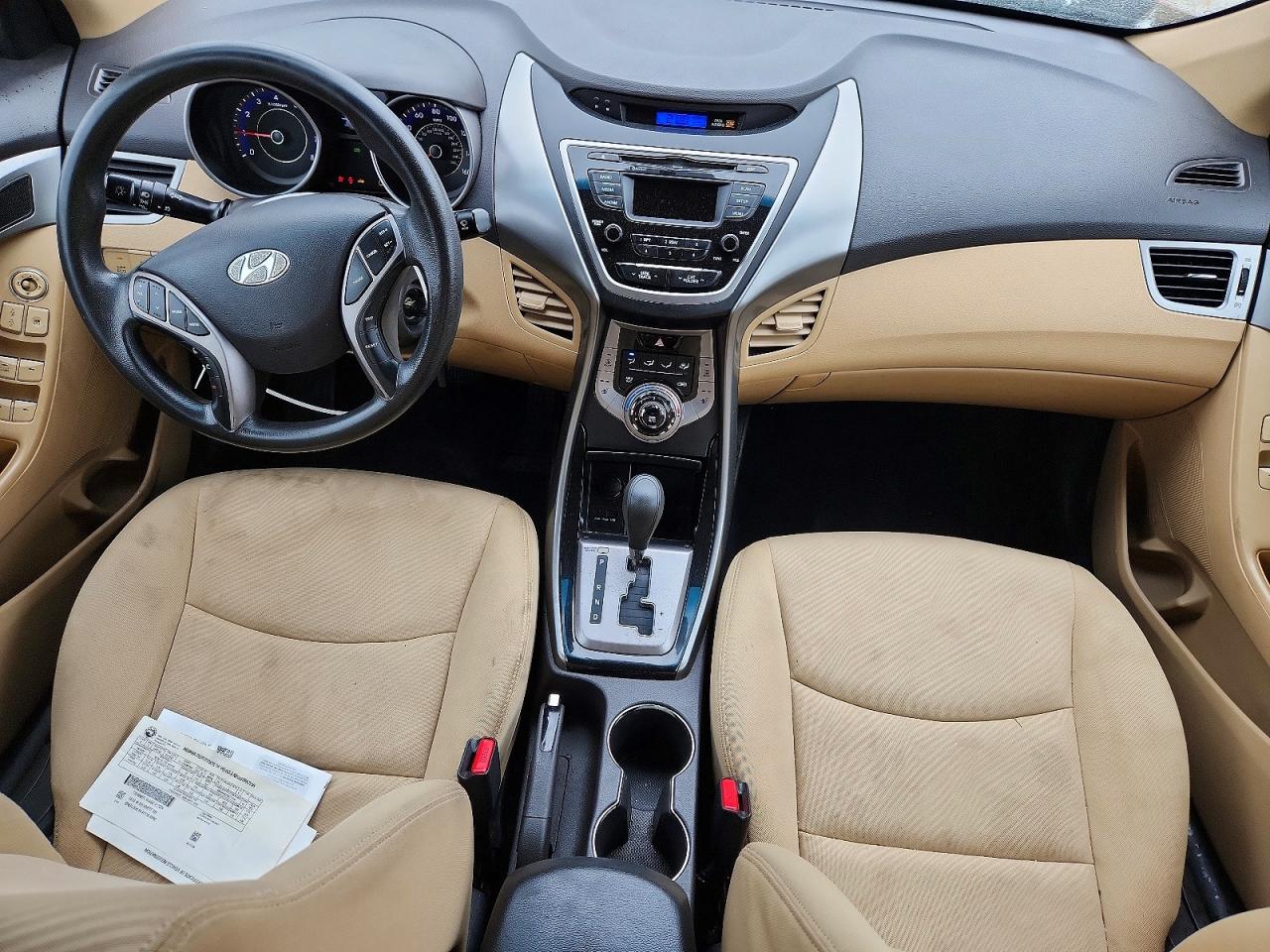 2013 Hyundai Elantra Gls Brown vin: KMHDH4AE4DU714381