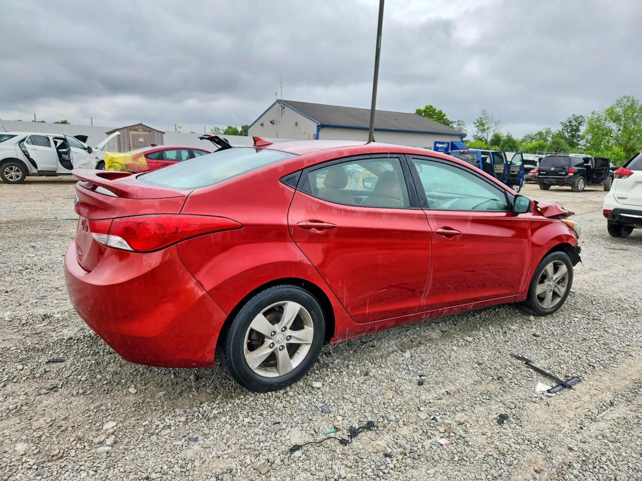 2013 Hyundai Elantra Gls Brown vin: KMHDH4AE4DU714381