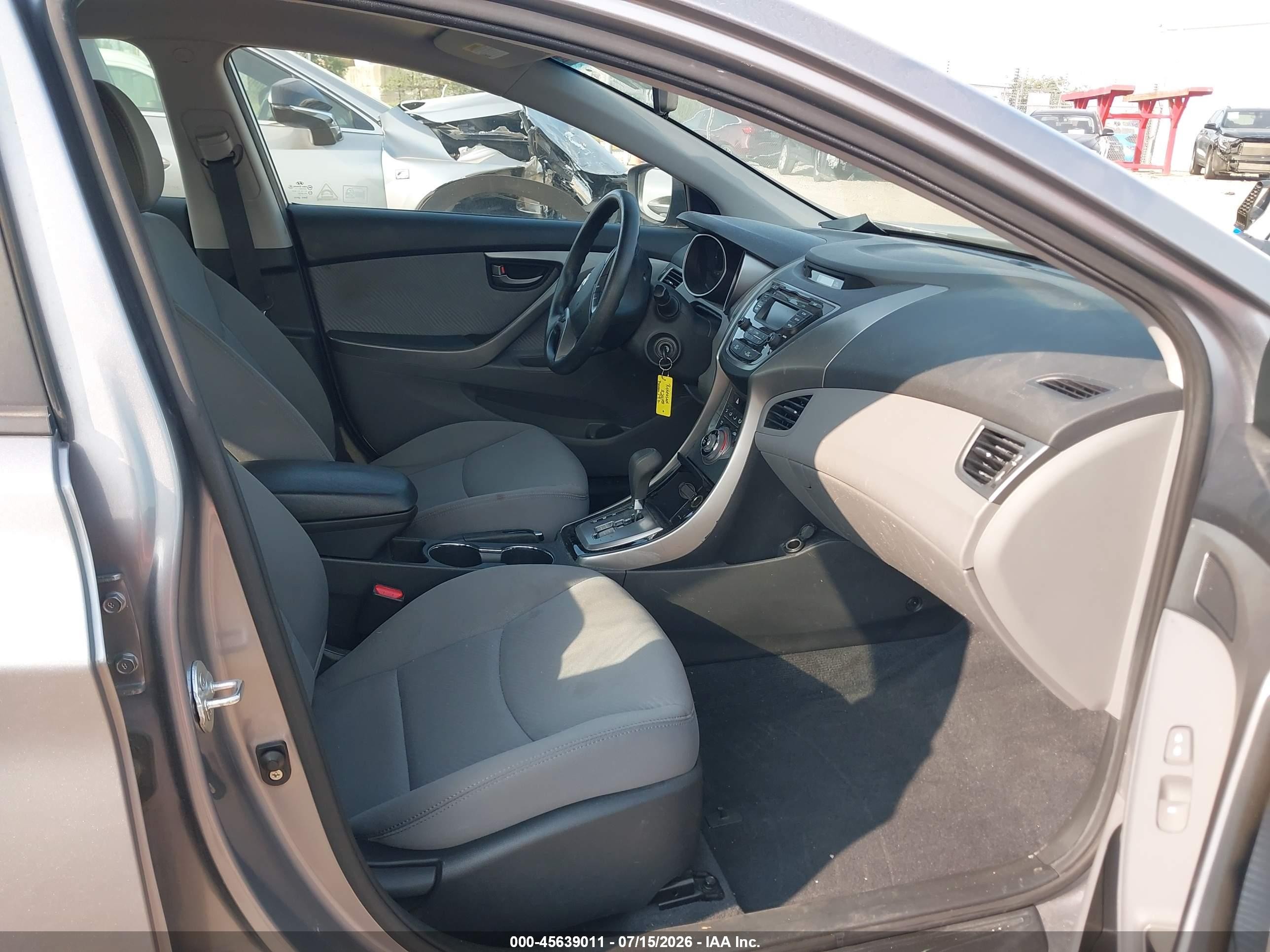 2013 Hyundai Elantra Gls Silver vin: KMHDH4AE4DU715448