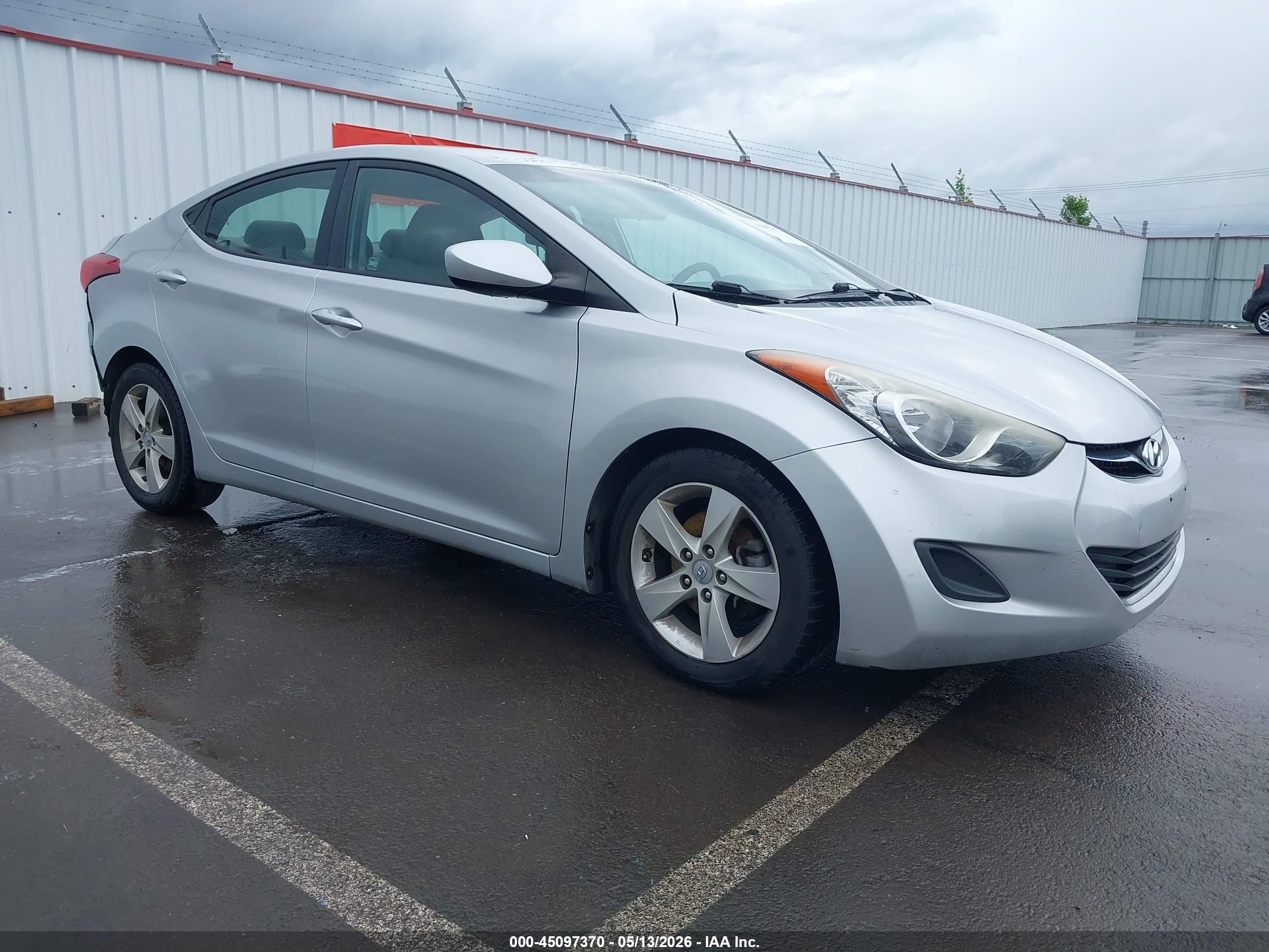 2013 Hyundai Elantra Gls Silver vin: KMHDH4AE4DU716454