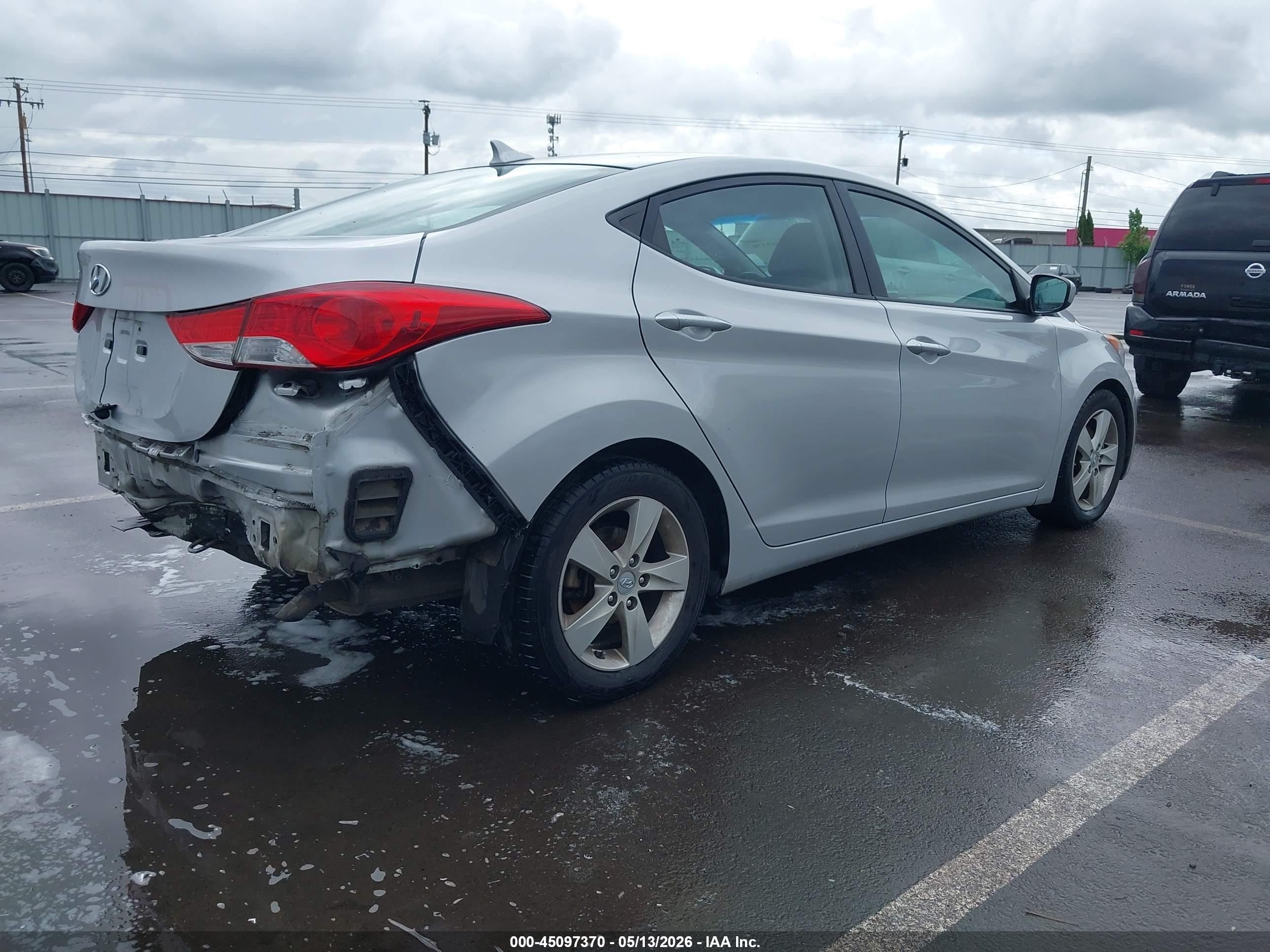 2013 Hyundai Elantra Gls Silver vin: KMHDH4AE4DU716454