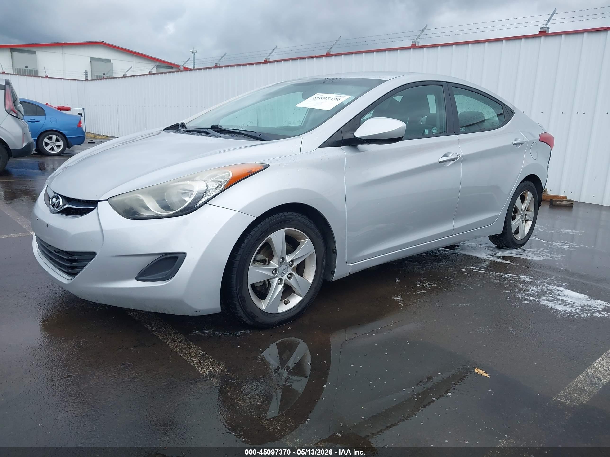 2013 Hyundai Elantra Gls Silver vin: KMHDH4AE4DU716454