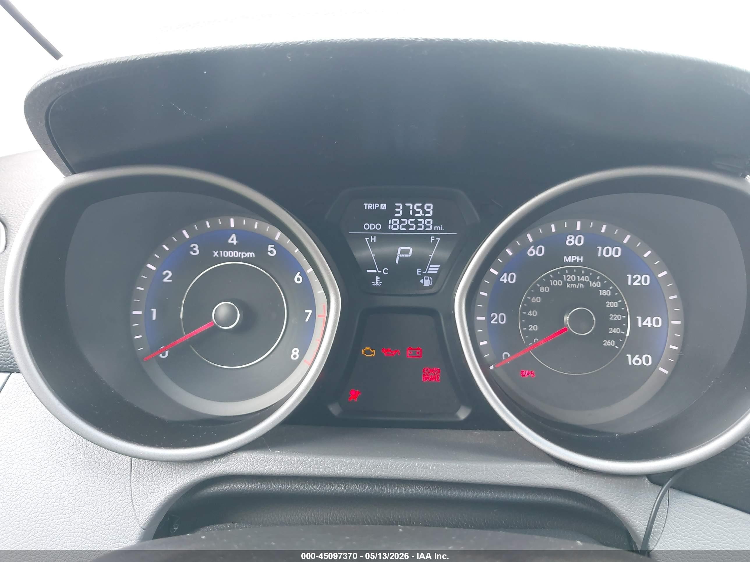 2013 Hyundai Elantra Gls Silver vin: KMHDH4AE4DU716454