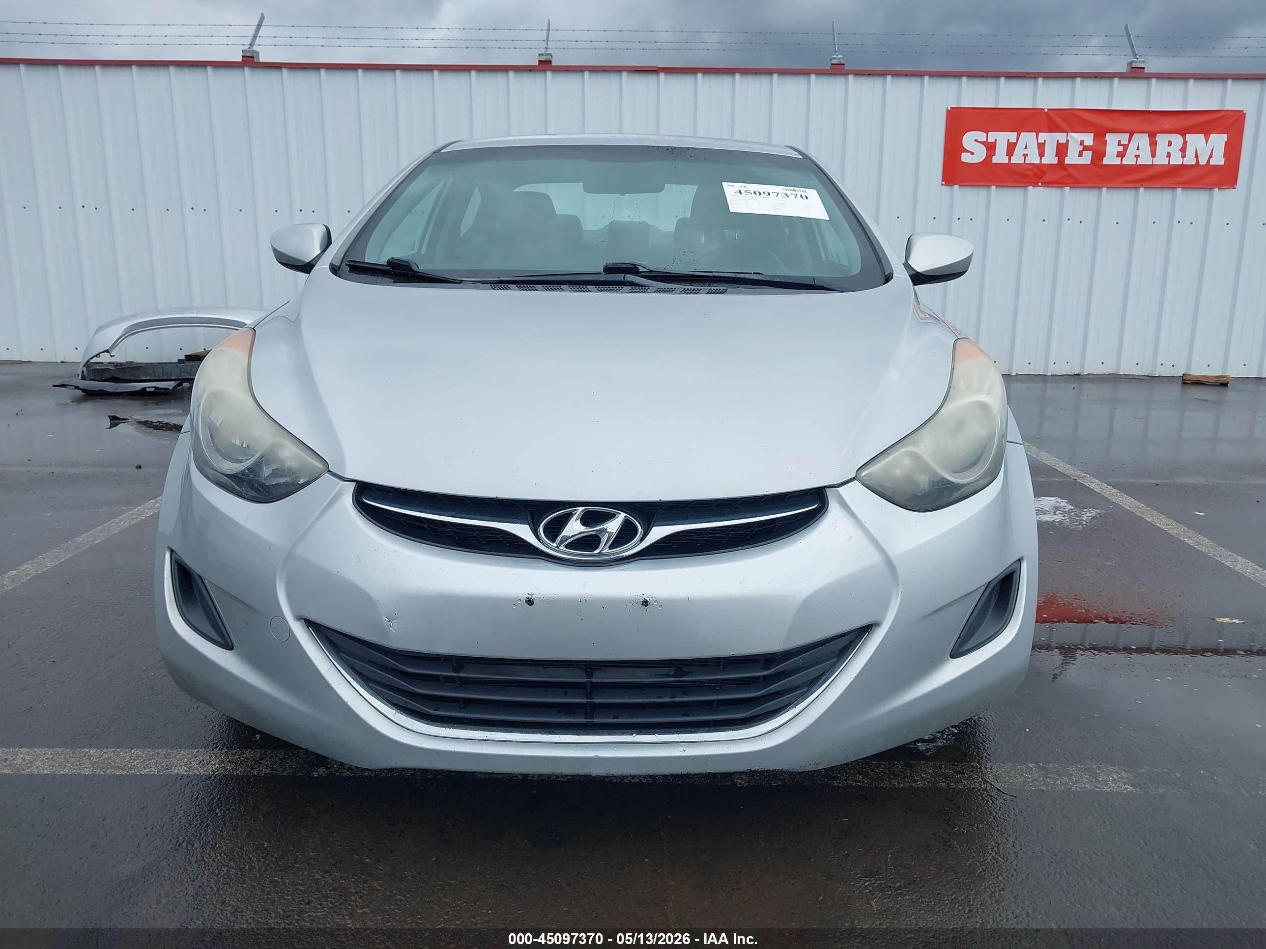 2013 Hyundai Elantra Gls Silver vin: KMHDH4AE4DU716454