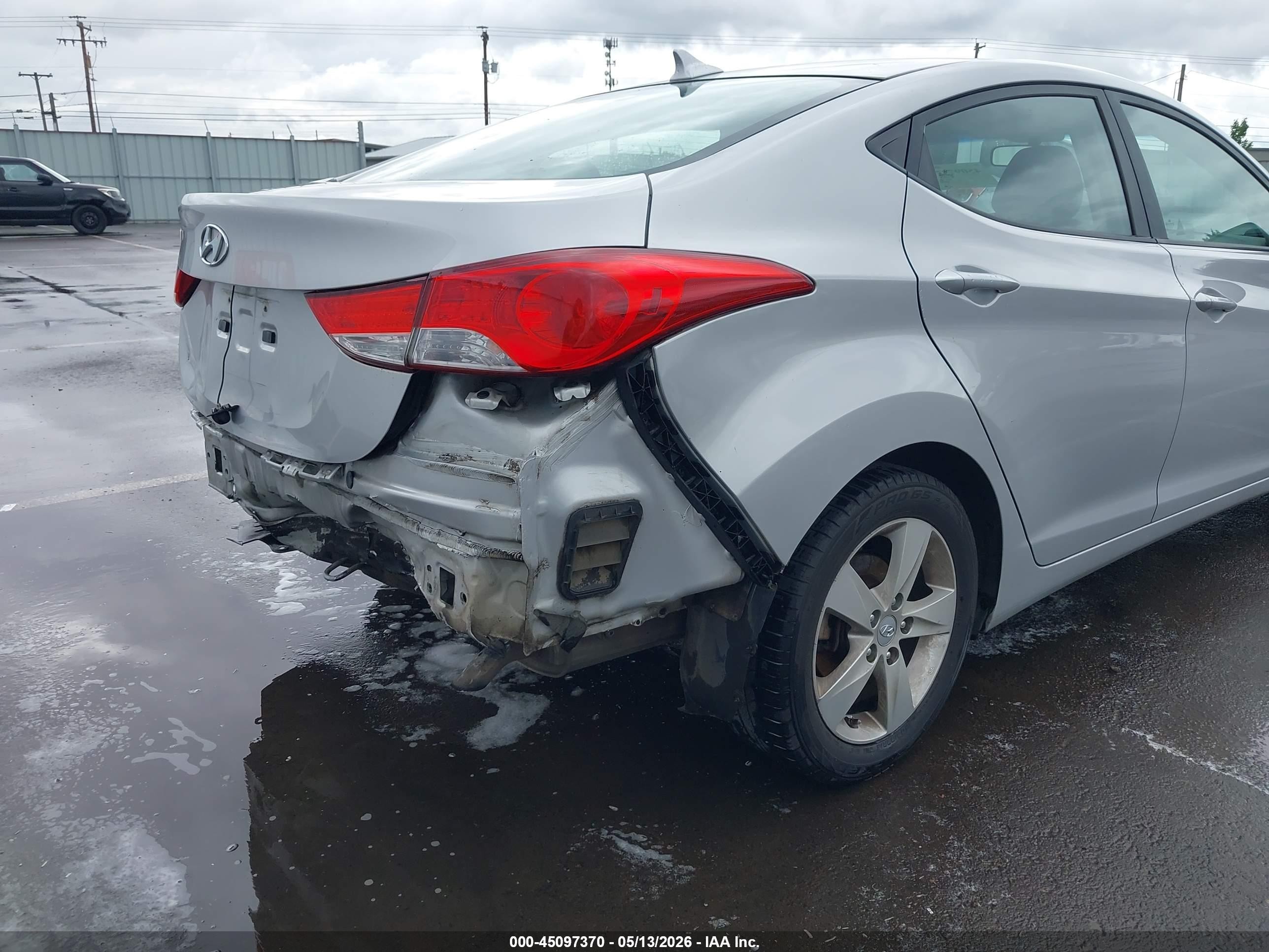 2013 Hyundai Elantra Gls Silver vin: KMHDH4AE4DU716454