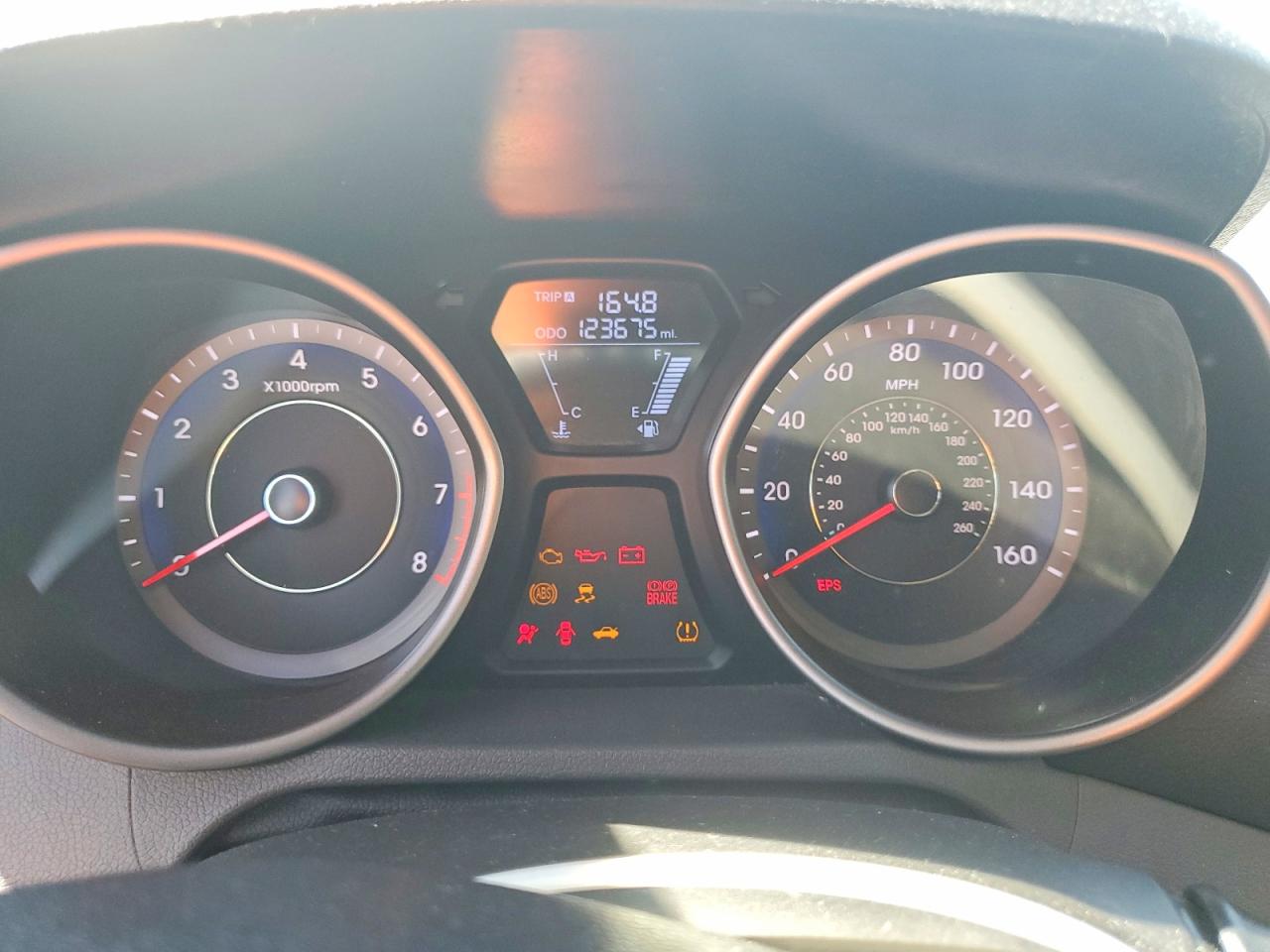 2013 Hyundai Elantra Gls Silver vin: KMHDH4AE4DU746845