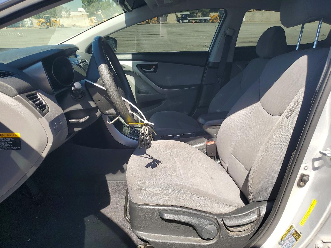 2013 Hyundai Elantra Gls Silver vin: KMHDH4AE4DU746845