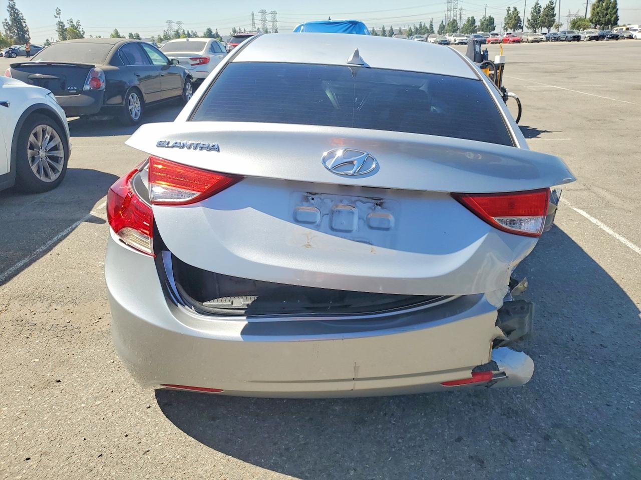 2013 Hyundai Elantra Gls Silver vin: KMHDH4AE4DU746845