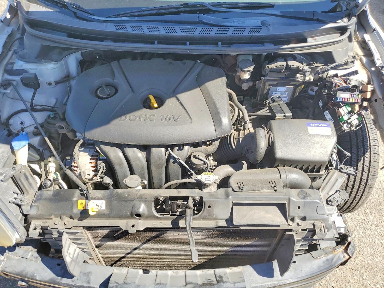 2013 Hyundai Elantra Gls Silver vin: KMHDH4AE4DU746845