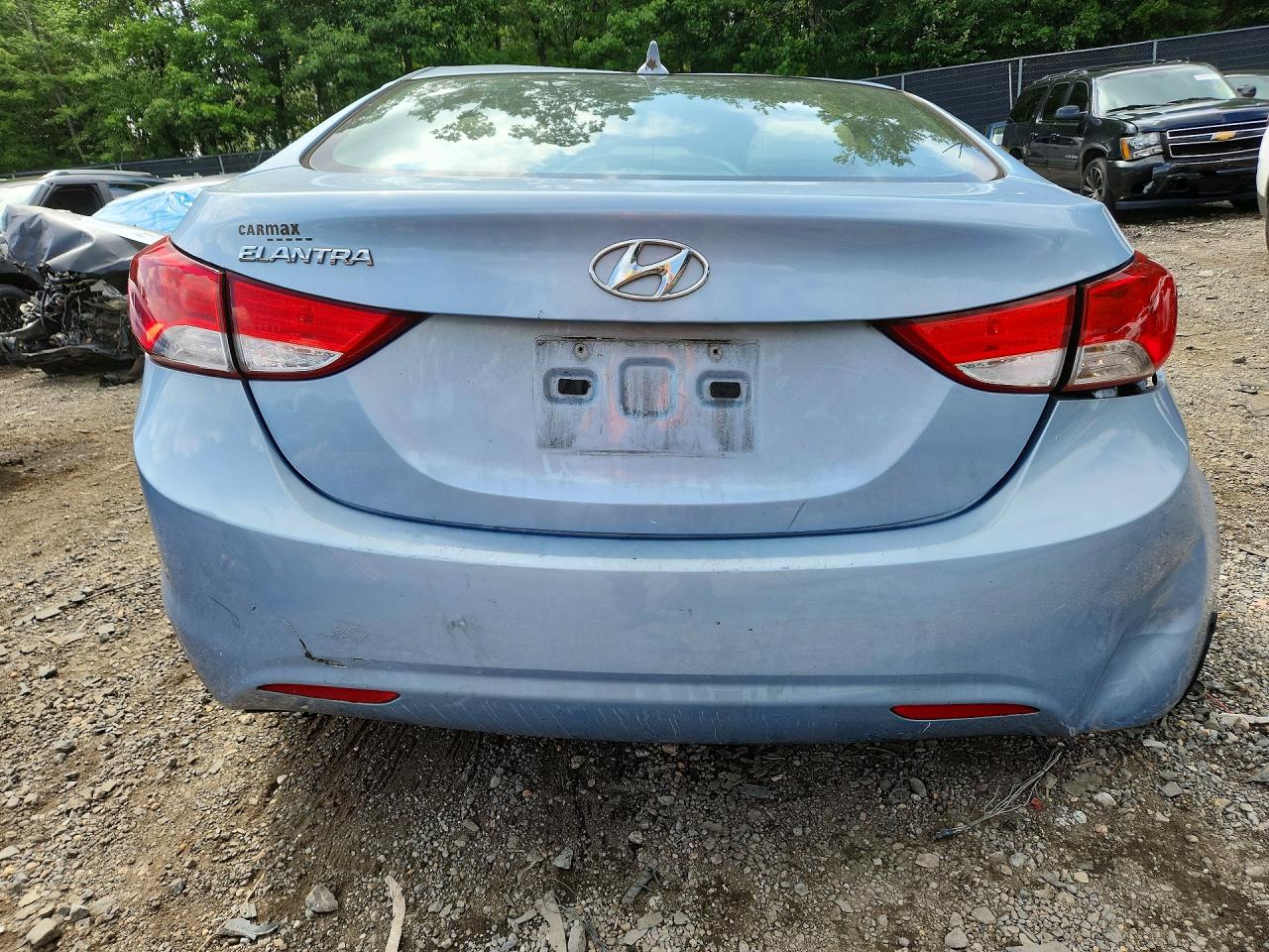 2013 Hyundai Elantra Gls Blue vin: KMHDH4AE4DU753231