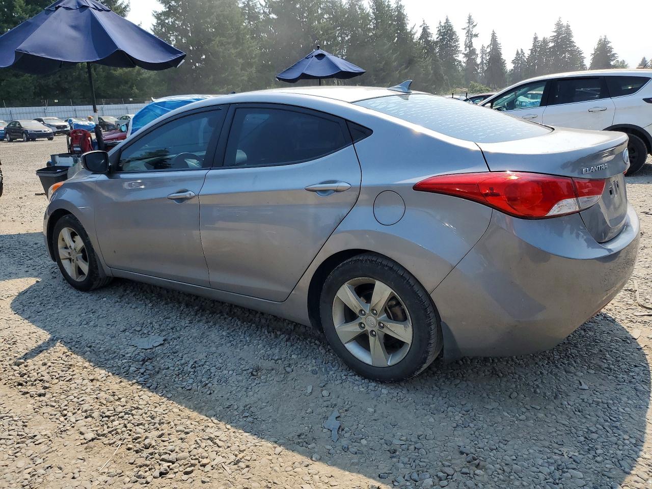 2013 Hyundai Elantra Gls Серый vin: KMHDH4AE4DU770854