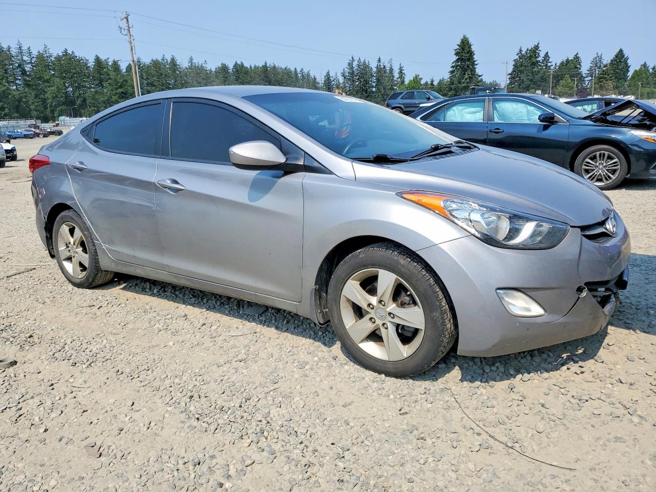 2013 Hyundai Elantra Gls Серый vin: KMHDH4AE4DU770854