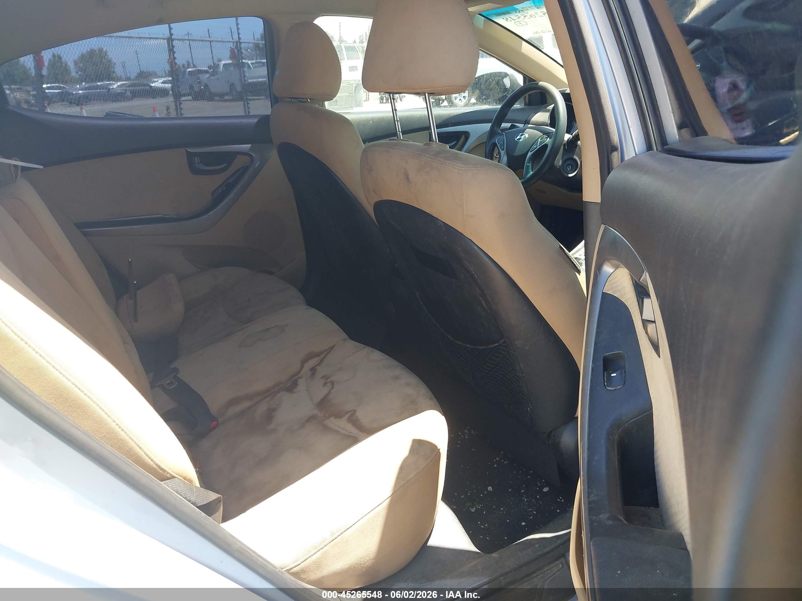 2013 Hyundai Elantra Gls Light Blue vin: KMHDH4AE4DU806736