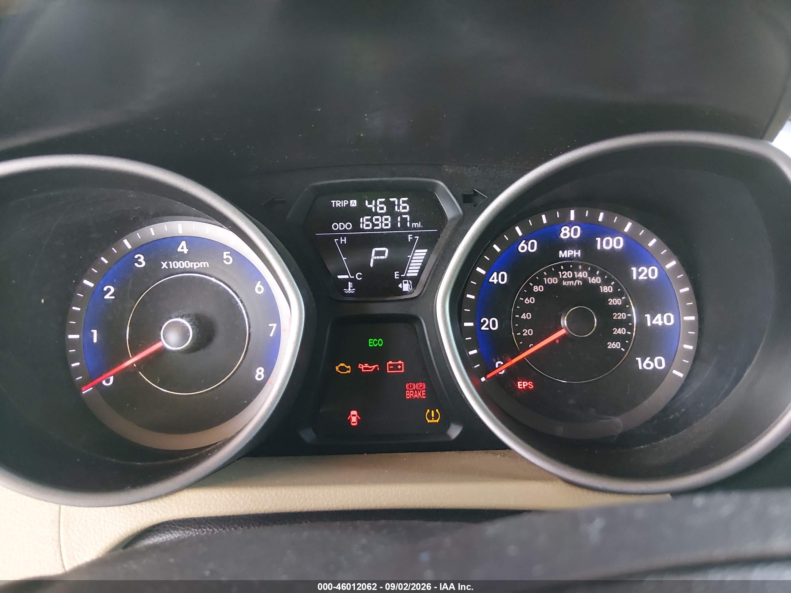 2013 Hyundai Elantra Gls Black vin: KMHDH4AE4DU824881