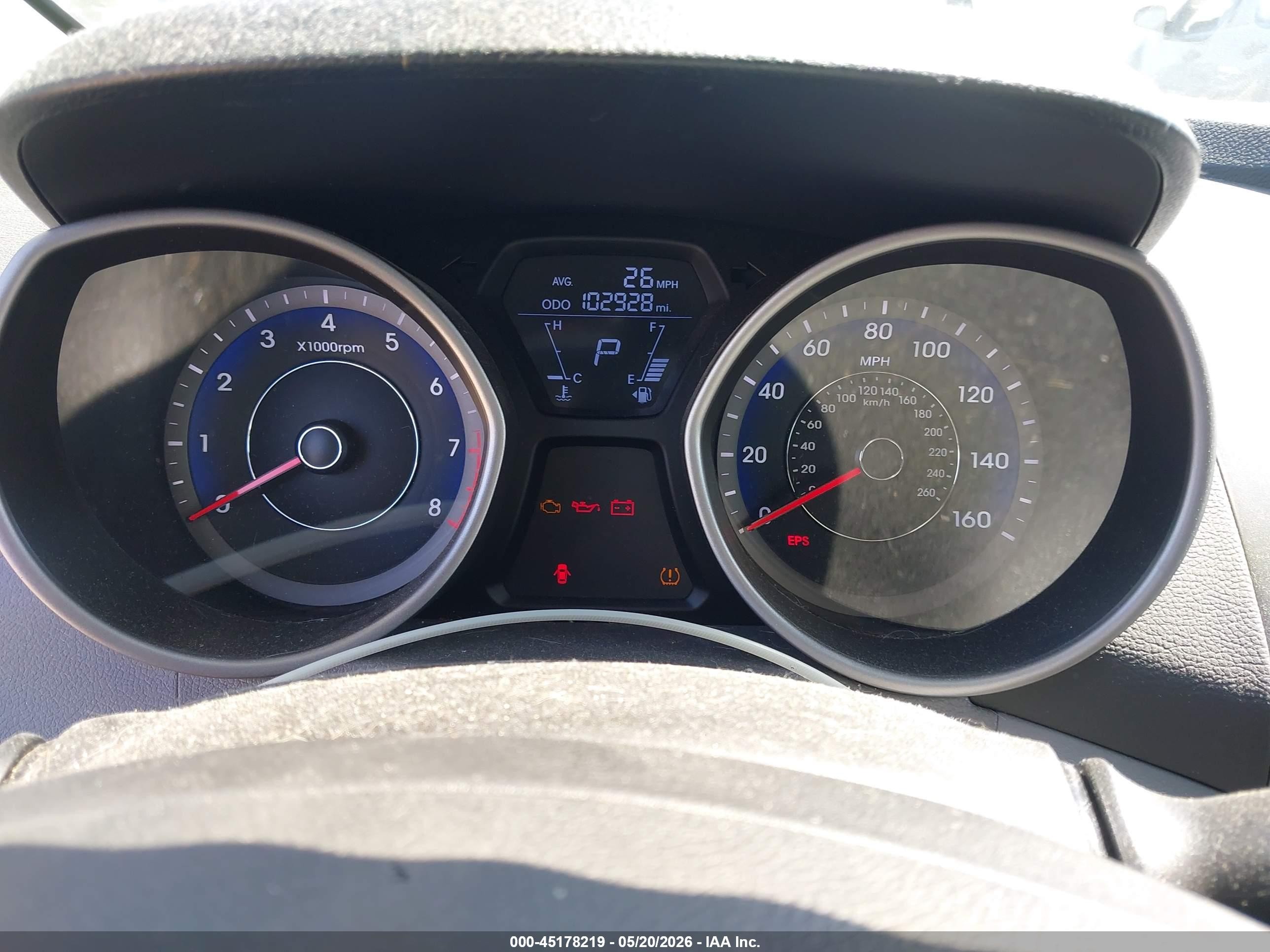 2013 Hyundai Elantra Gls Silver vin: KMHDH4AE4DU847724
