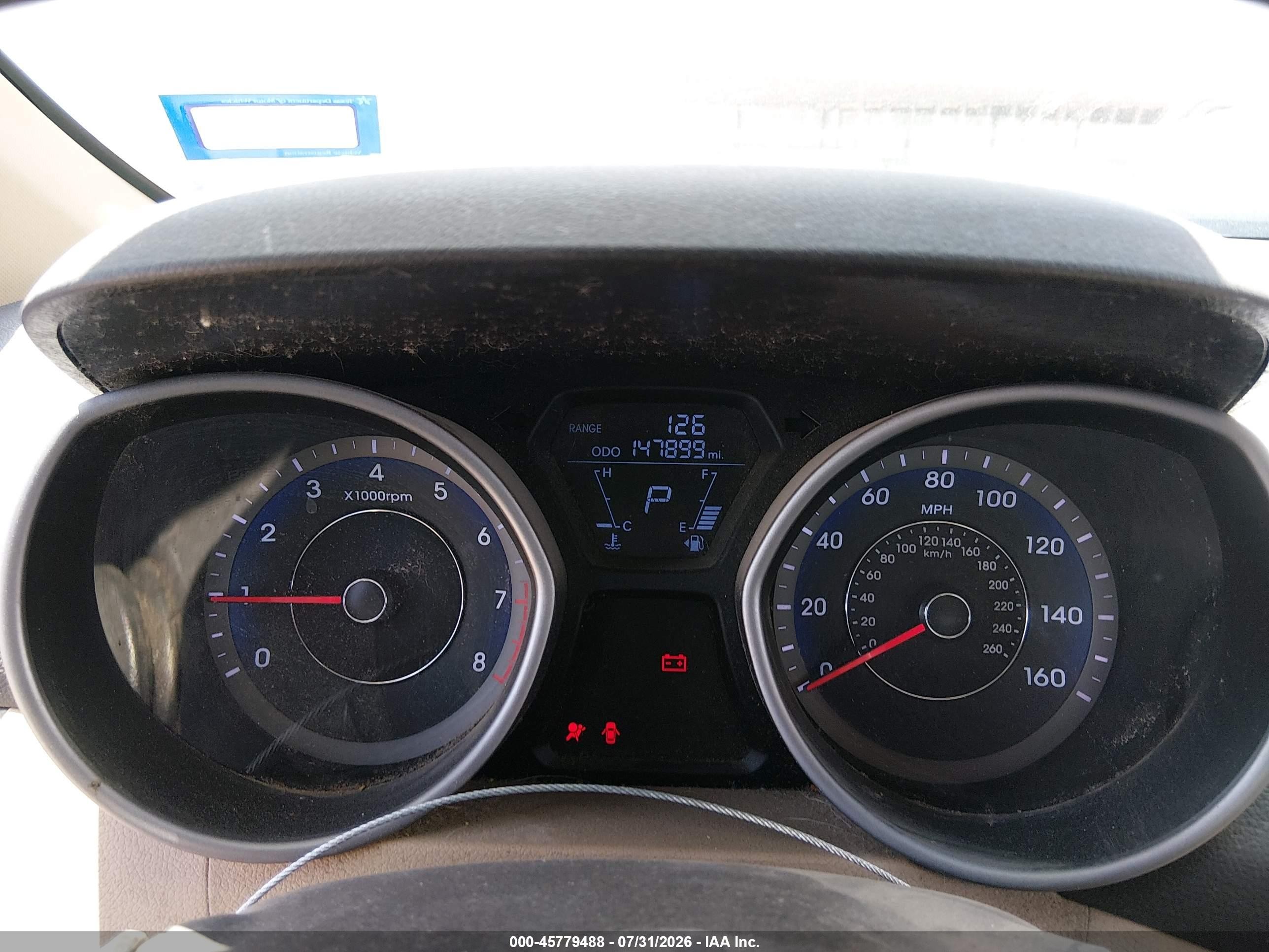 2013 Hyundai Elantra Gls Черный vin: KMHDH4AE4DU857234