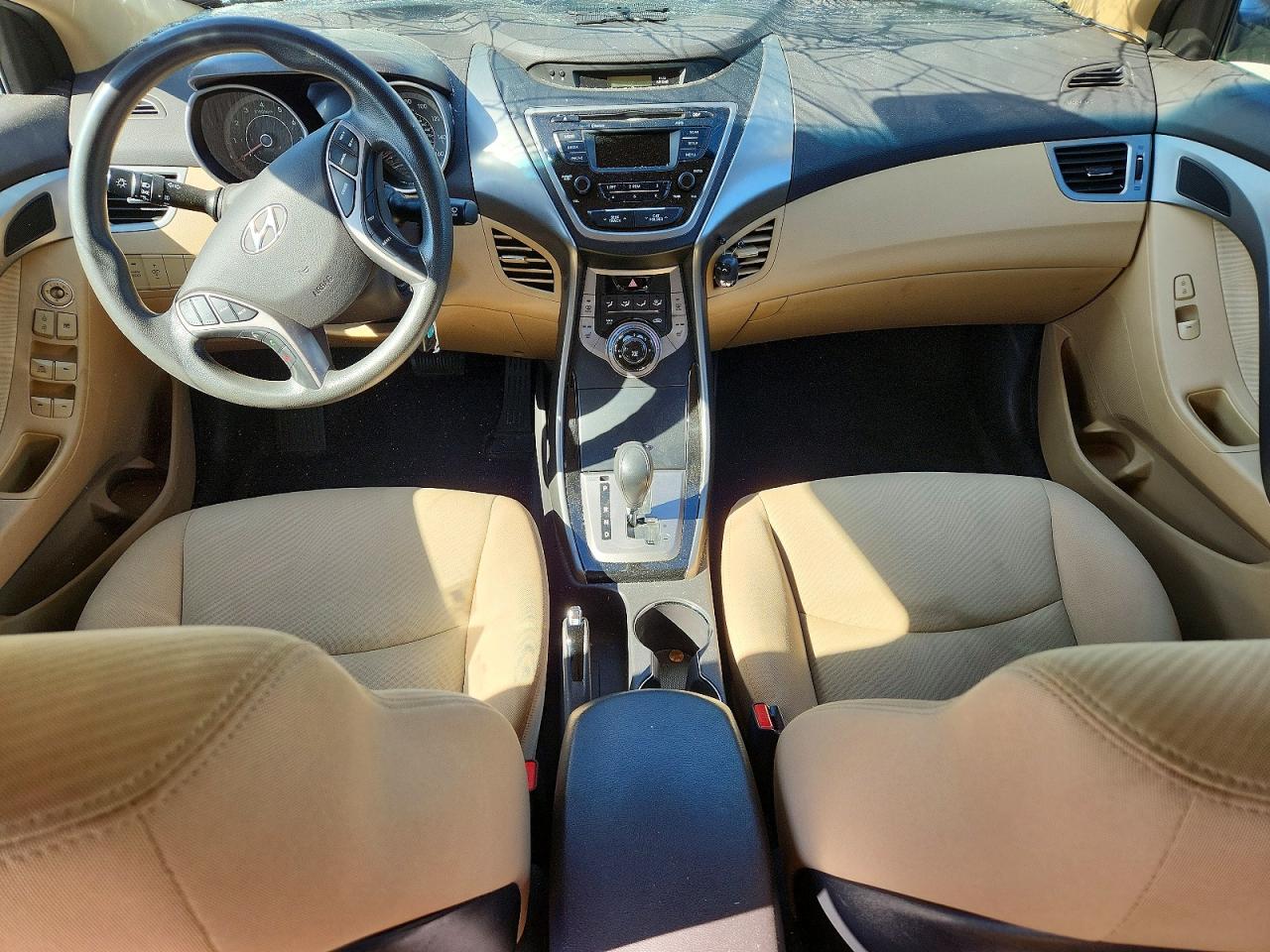 2013 Hyundai Elantra Gls Black vin: KMHDH4AE4DU895076