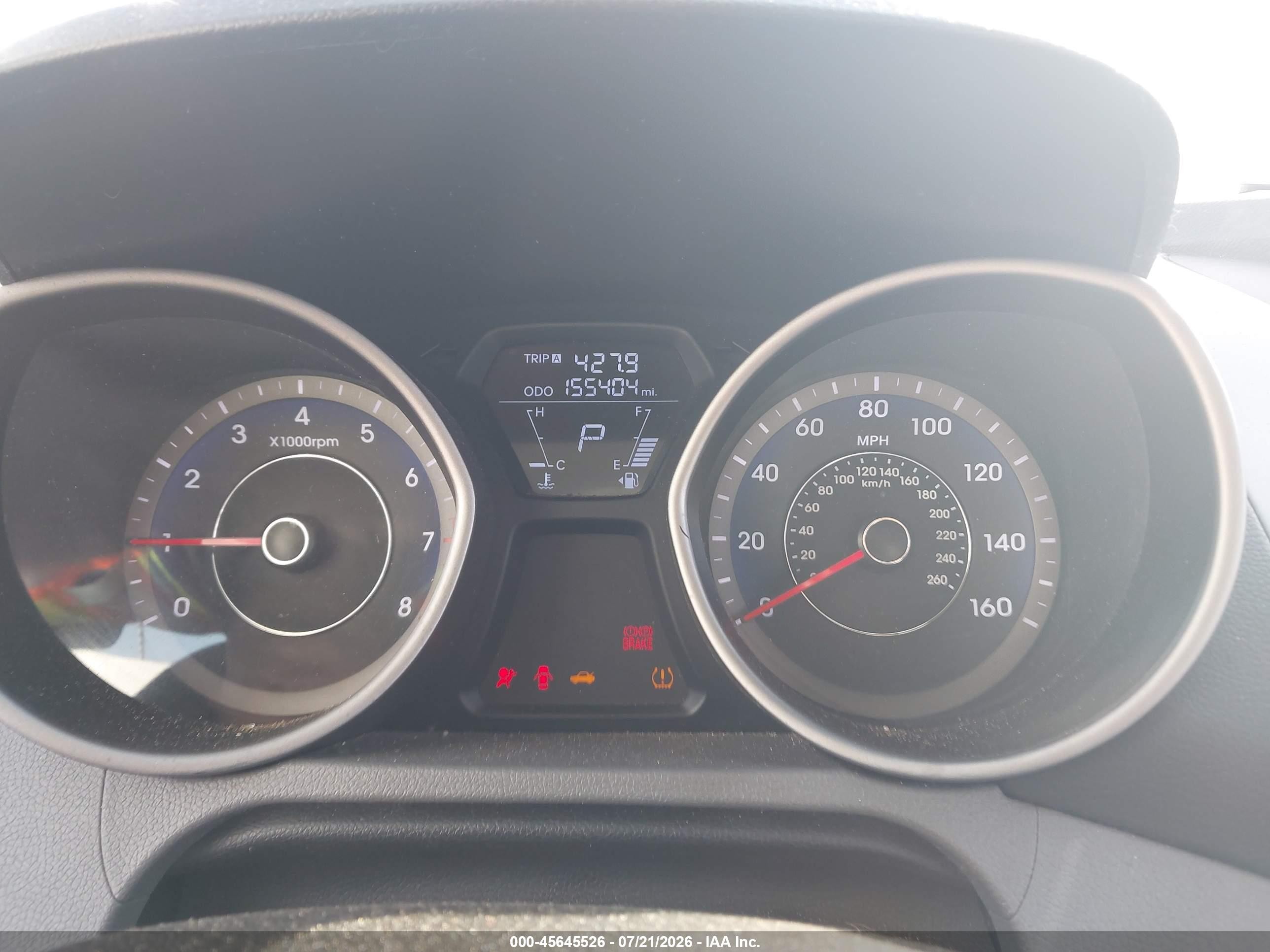 2013 Hyundai Elantra Gls Silver vin: KMHDH4AE4DU937326