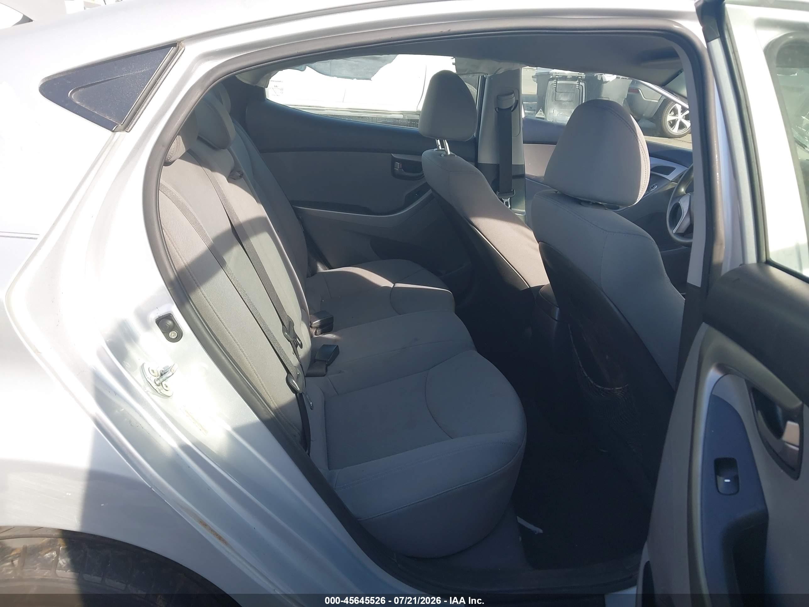 2013 Hyundai Elantra Gls Silver vin: KMHDH4AE4DU937326